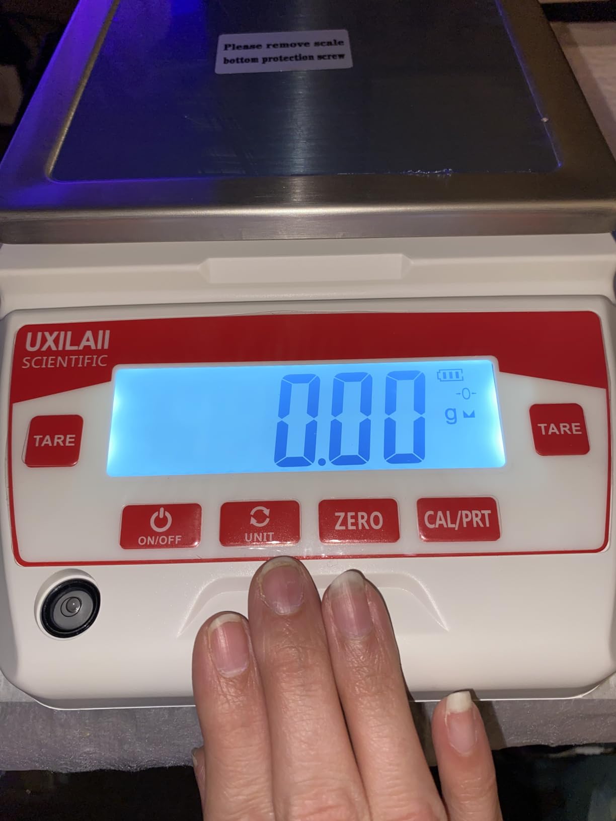 Lab Scale 5000g x 0.01g High Precision Electronic Analytical Balance 0.01g Accuracy Laboratory Balance Digtal Scale Gram Scale Jewelry Scale with 1Kg Calibration Weight customer photo 1