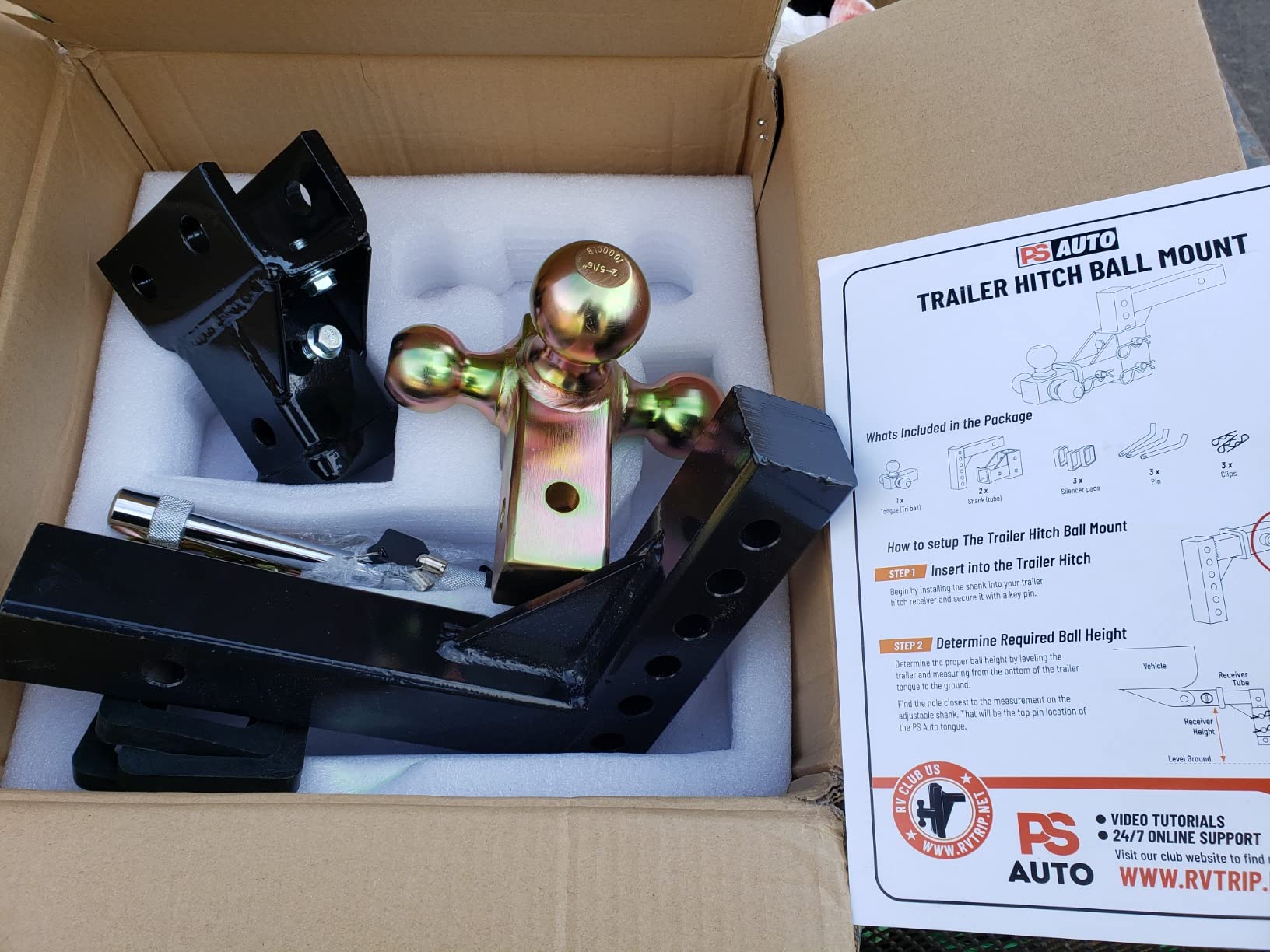 Fifth Wheel to Gooseneck Cushioned Trailer Hitch Adapter - 12