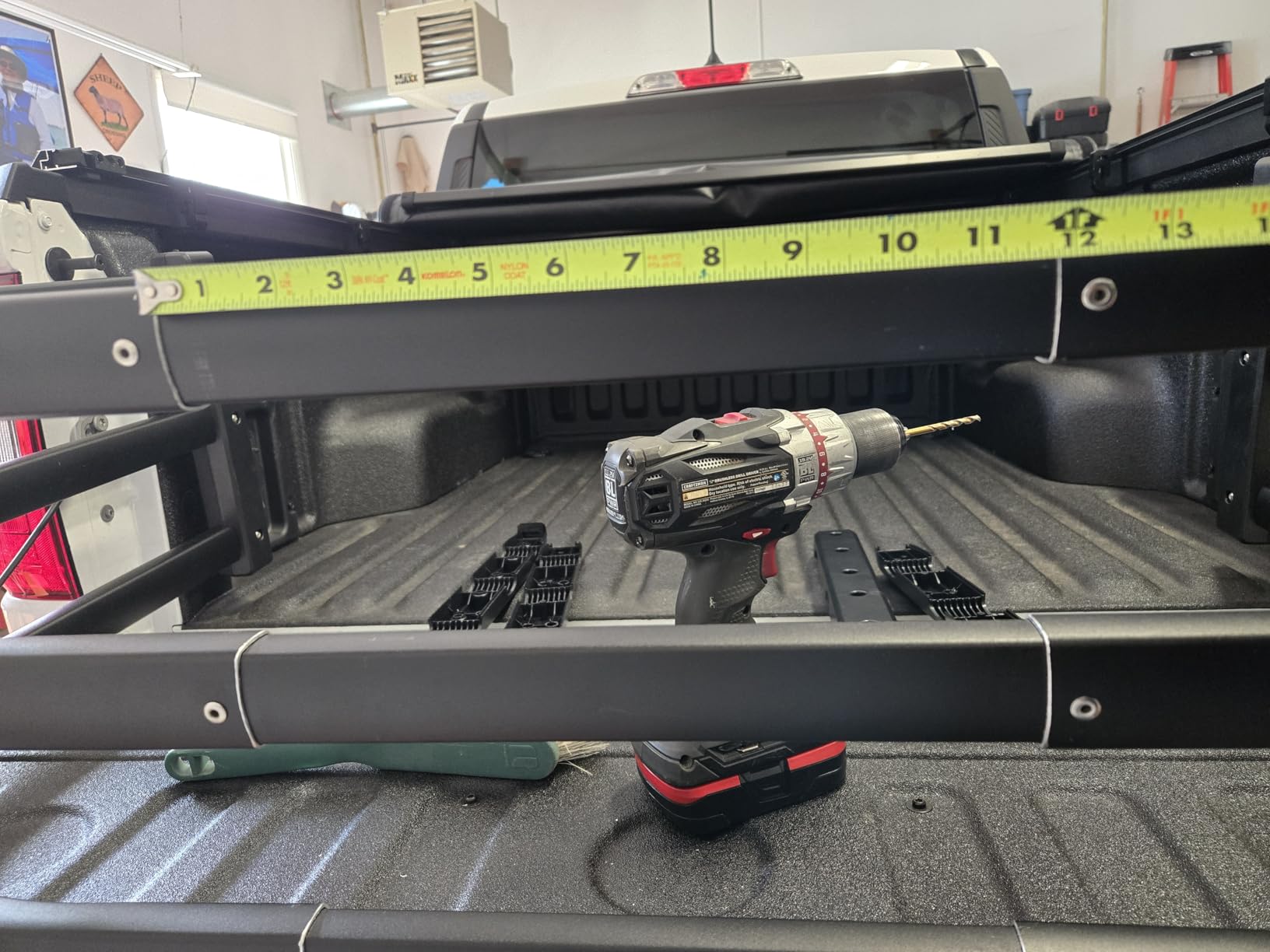 Truck Bed Extender,PickupTailgate Expansion,Fit for Ford F150 7+Titan 7+Sierra 3+Ram 1500/2500/3500,Compatible with All Rails,L55-62