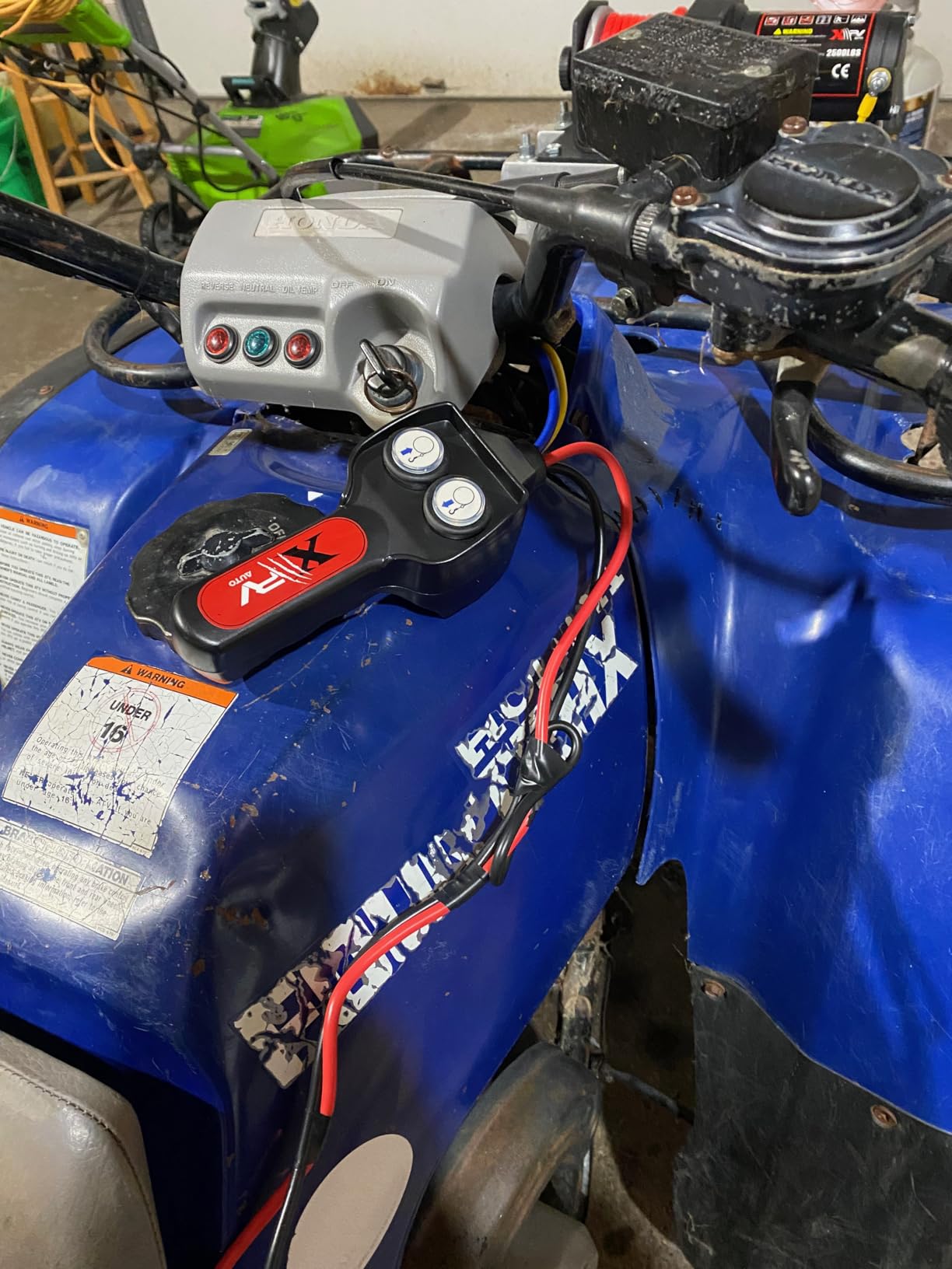 2500lbs Electric Winch 12V Synthetic Rope Nylon Towing Winches for ATV UTV Boat Trailer customer photo 1