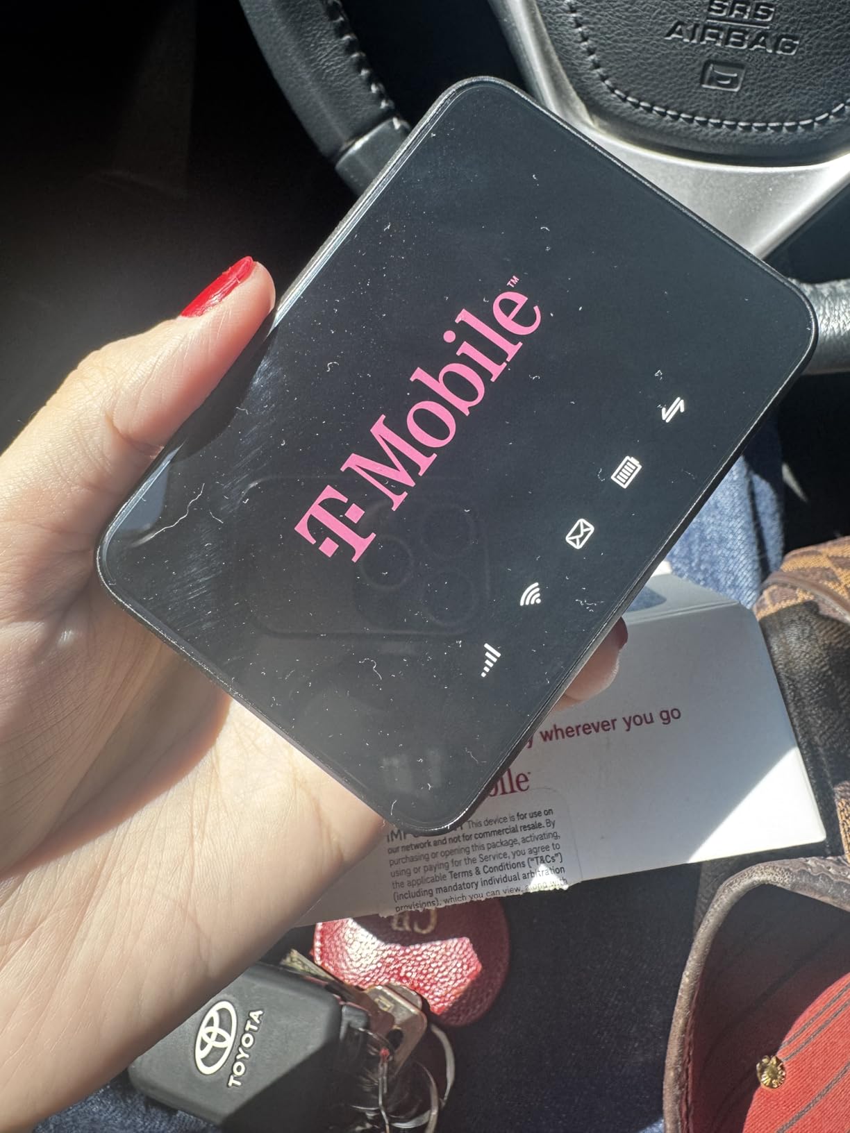 T-Mobile TMOHS1 | 4G LTE | Portable WiFi Hotspot Device | Connect up to 10 Devices | 3000mAh Battery customer photo 2