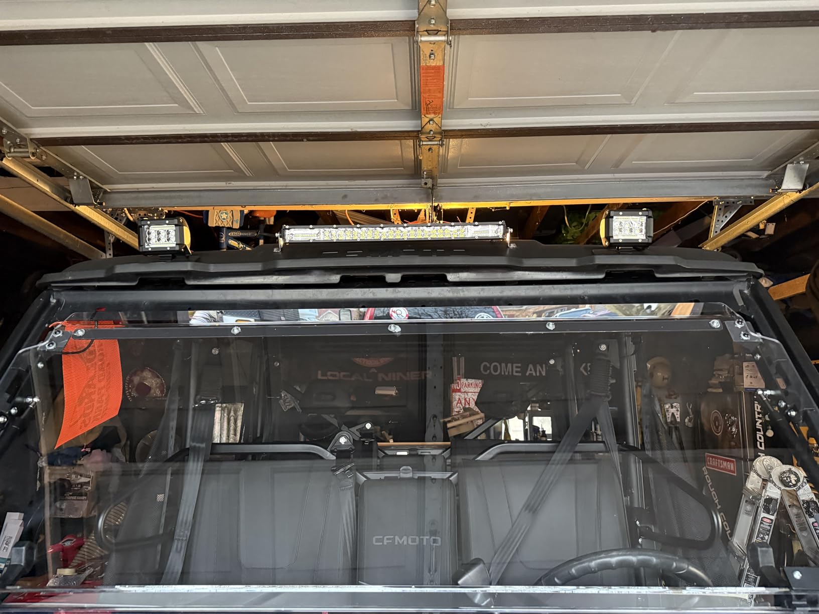 LED Light Bar Kit, (2) 20 Inch Slim Light Bars, (4) 4 Inch LED Pods, (2) Wiring Harness, 12V 24V Car Truck ATV UTV SXS RV Tractor Work Lights, Waterproof Off Road Driving Lighting customer photo 1