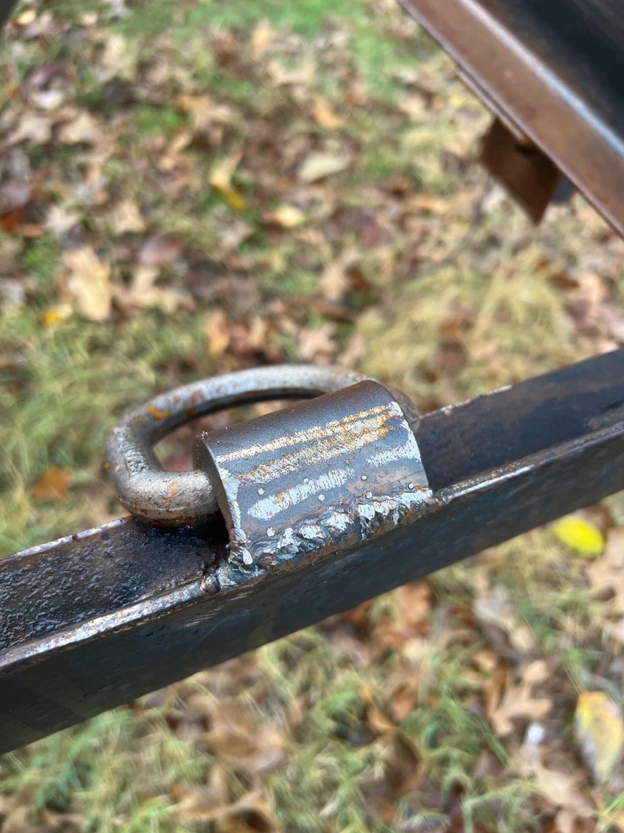 12 Pack Weld-On Forged D Ring, Heavy Duty 1/2