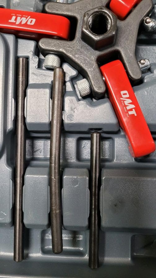 Orion Motor Tech Harmonic Balancer Puller Kit, Adjustable 3-Jaw Puller Set for Removing Harmonic Dampers & Balancers, 3-Jaw Pulley Puller Set Compatible with Chevy GM Chrysler Cadillac Ford More, Red customer photo 1