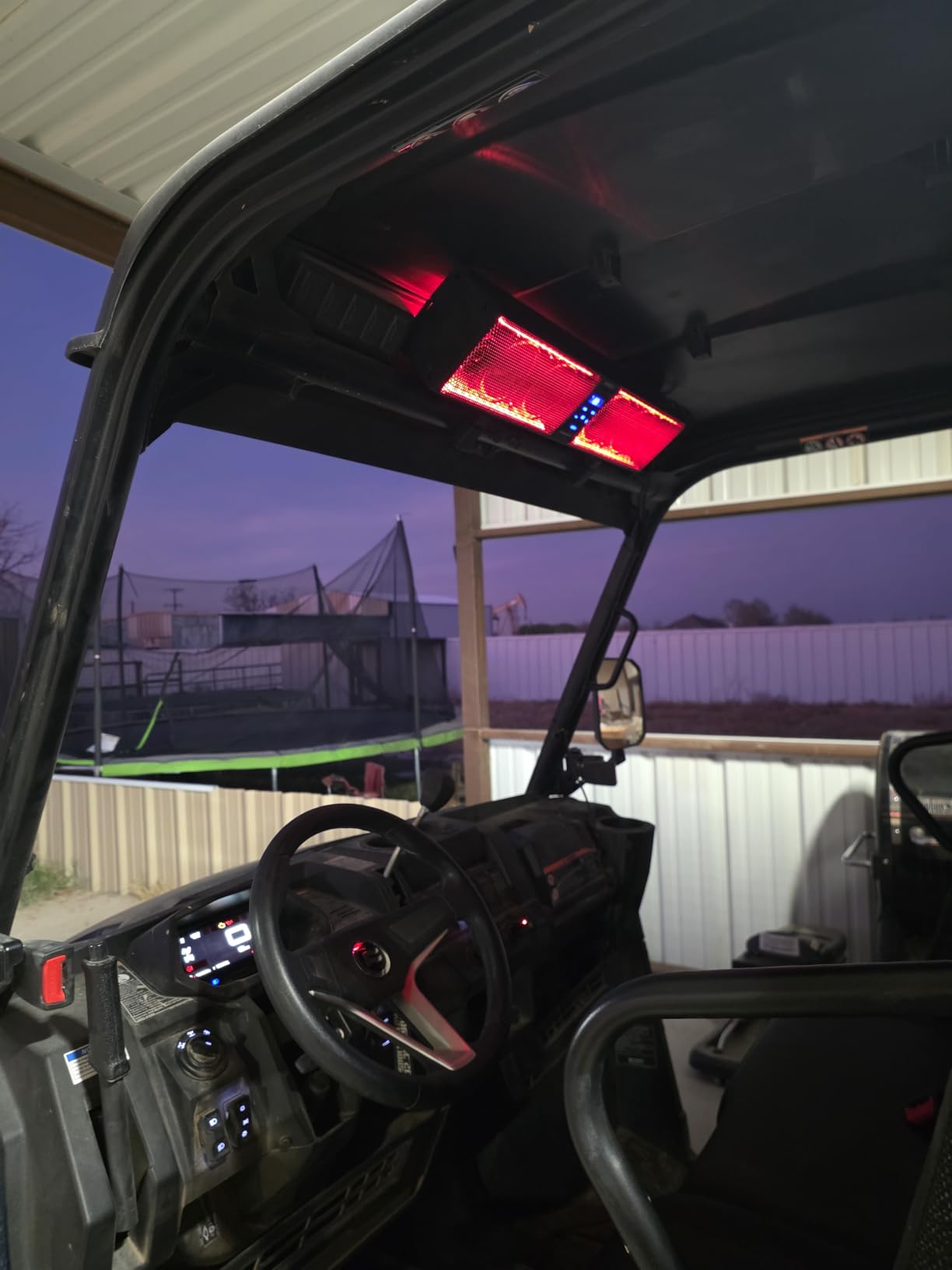 KEMIMOTO 6-Speaker Metal UTV Sound Bar Compatible with RZR Can-Am Golf ATV customer photo 2