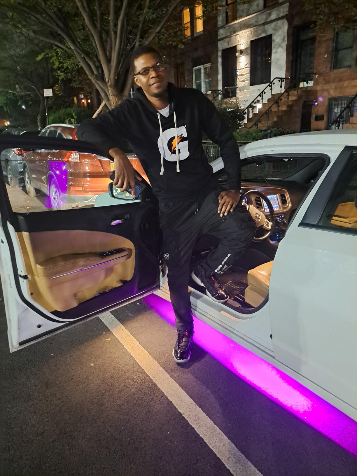 MICTUNING N8 Car Underglow Light Bar Kit, Chasing Color RGB+IC LED, Aluminum Exterior Underbody Multicolor Soundsync Neon Light Strip, Wireless App & Remote Control, IP68 Waterproof customer photo 1