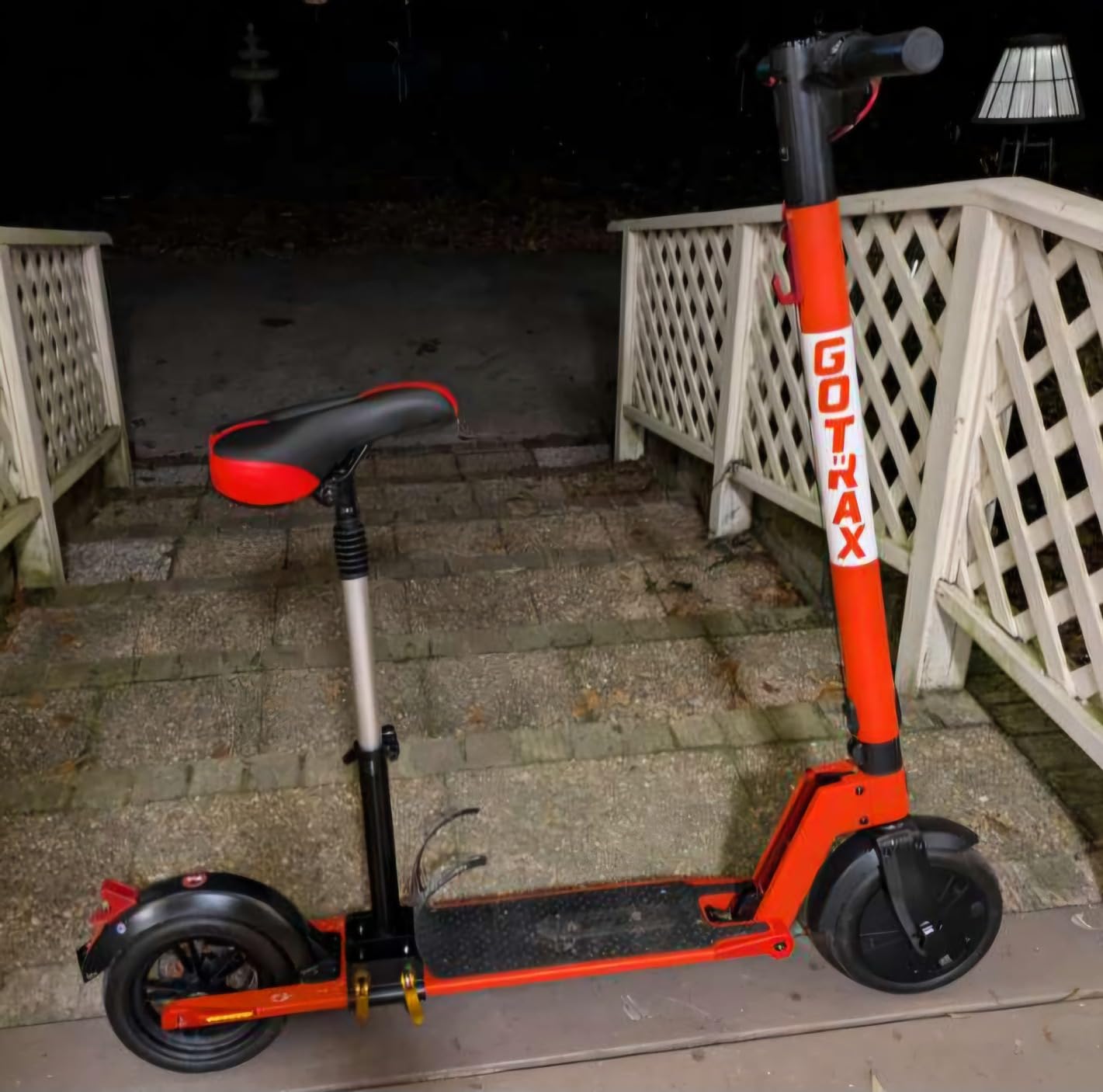 KENANLAN E Saddle Electric Scooter Seat Fits for M365, Adjustable Universal Punch Scooter Seat Attachment, Folding Seat Replacement customer photo 2