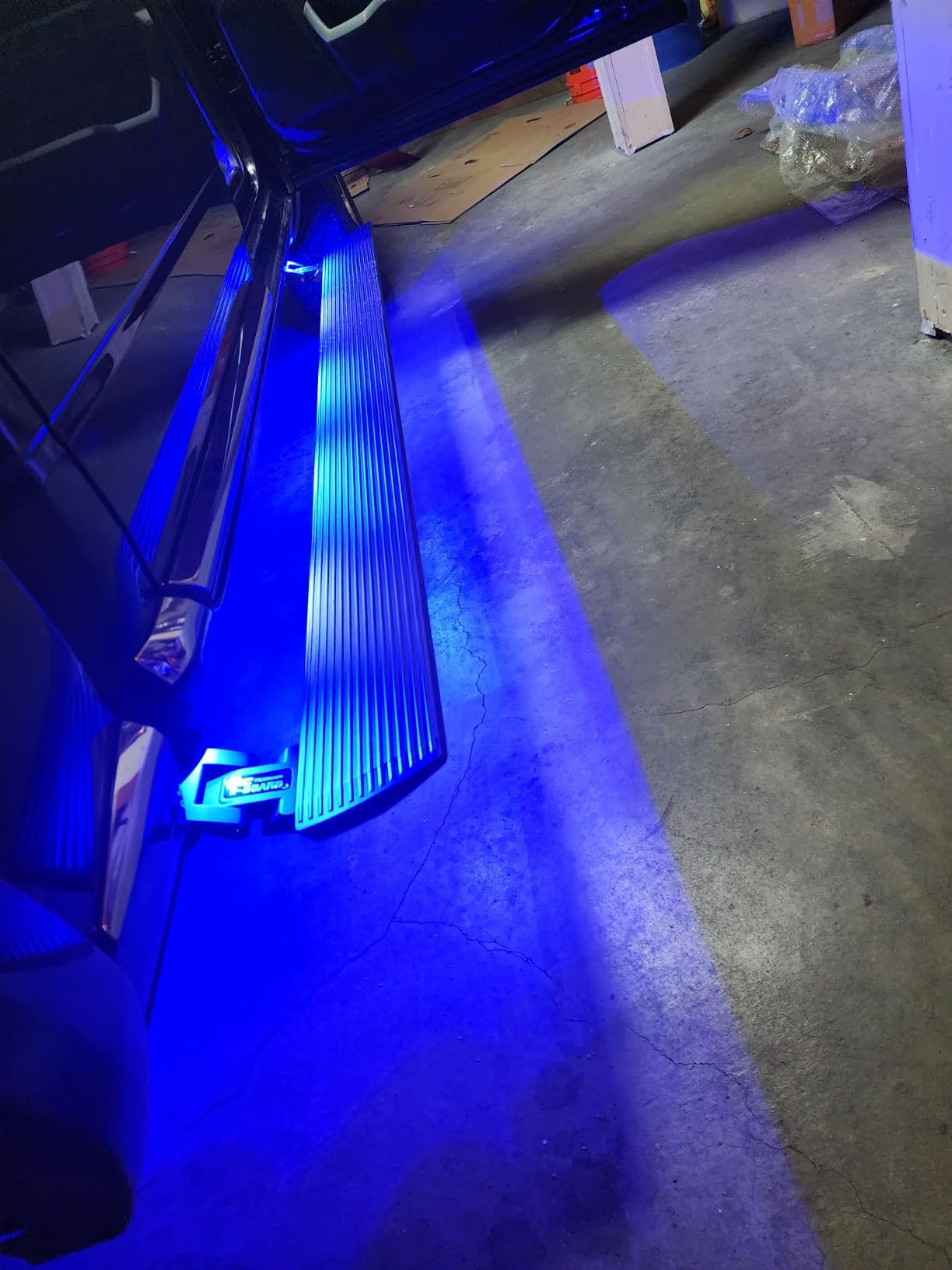 Rough Country Power Running Boards with LED Step Lights for Ram 1500, Crew Cab (2009-2018) - Dual Motor Electric Powerstep Board & Retractable Truck Steps customer photo 1