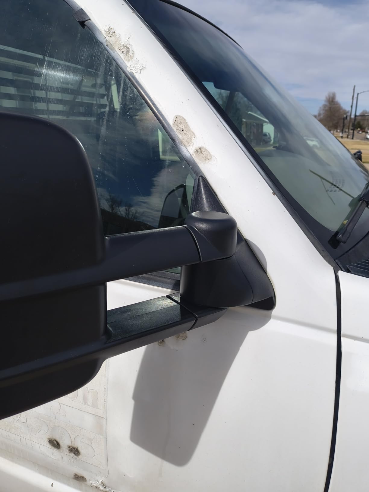 YITAMOTOR Towing Mirrors Compatible with 1988-1999 Chevy GMC C1500 K1500, 1988-2000 C2500 C3500 K2500 K3500 Power Adjusted Manual Telescoping customer photo 1