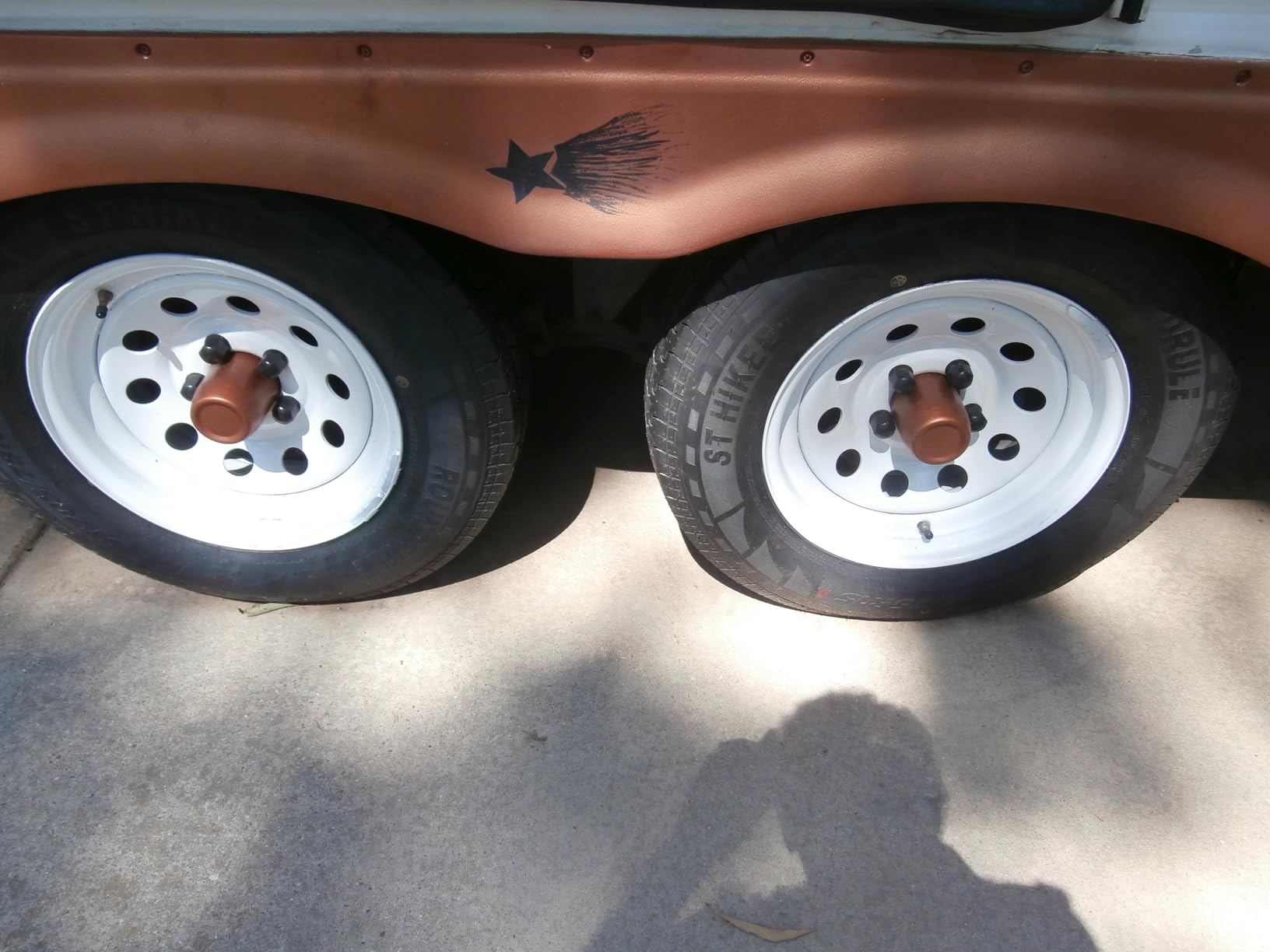 ST Hikee Semi Steel Premium Trailer Radial Tire-ST225/75R15 225/75/15 225/75-15 117/112L Load Range E LRE 10-Ply BSW Black Side Wall customer photo 2