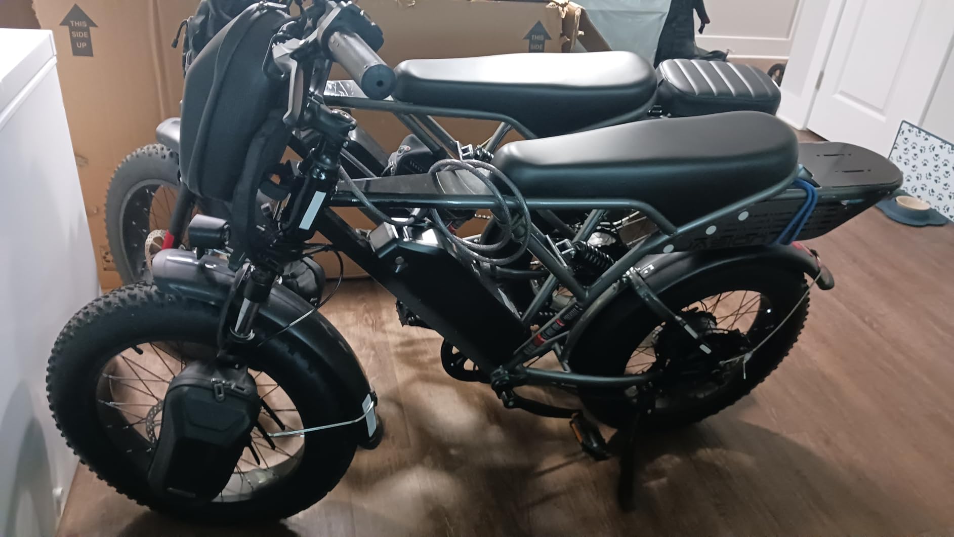 Rhinowalk Scooter Bag Handlebar Bag Waterproof Front Storage Bag Bike Frame Bag for Electric Scooter/Bicycle/Motorcycle customer photo 1