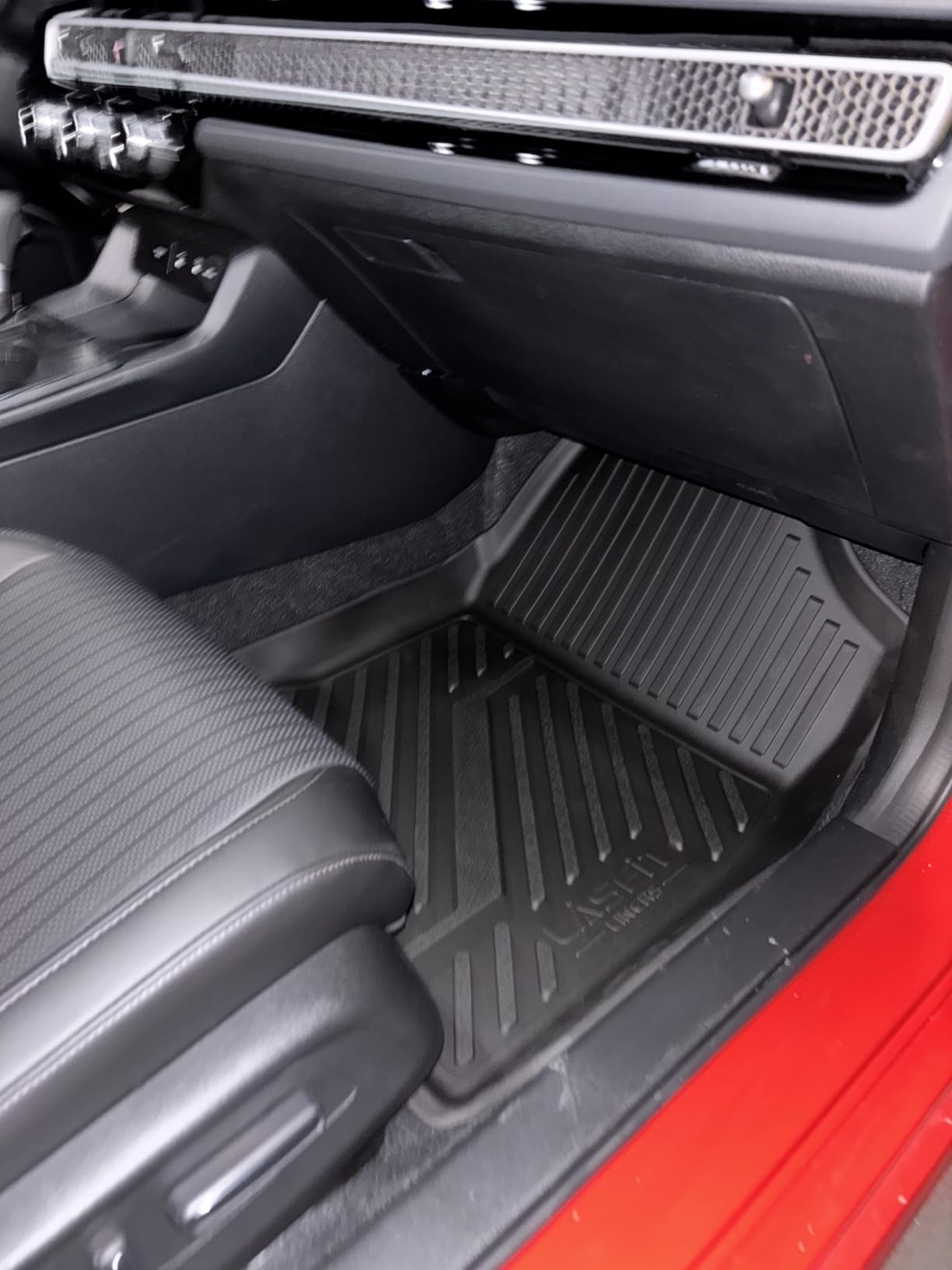 Floor Mats for Honda Pilot 2023 2024 2025 2026 (7&8 Seats), All Weather Custom Fit TPE Odorless Anti-Slip Floor Liner 1st & 2nd & 3rd Row, Black customer photo 1