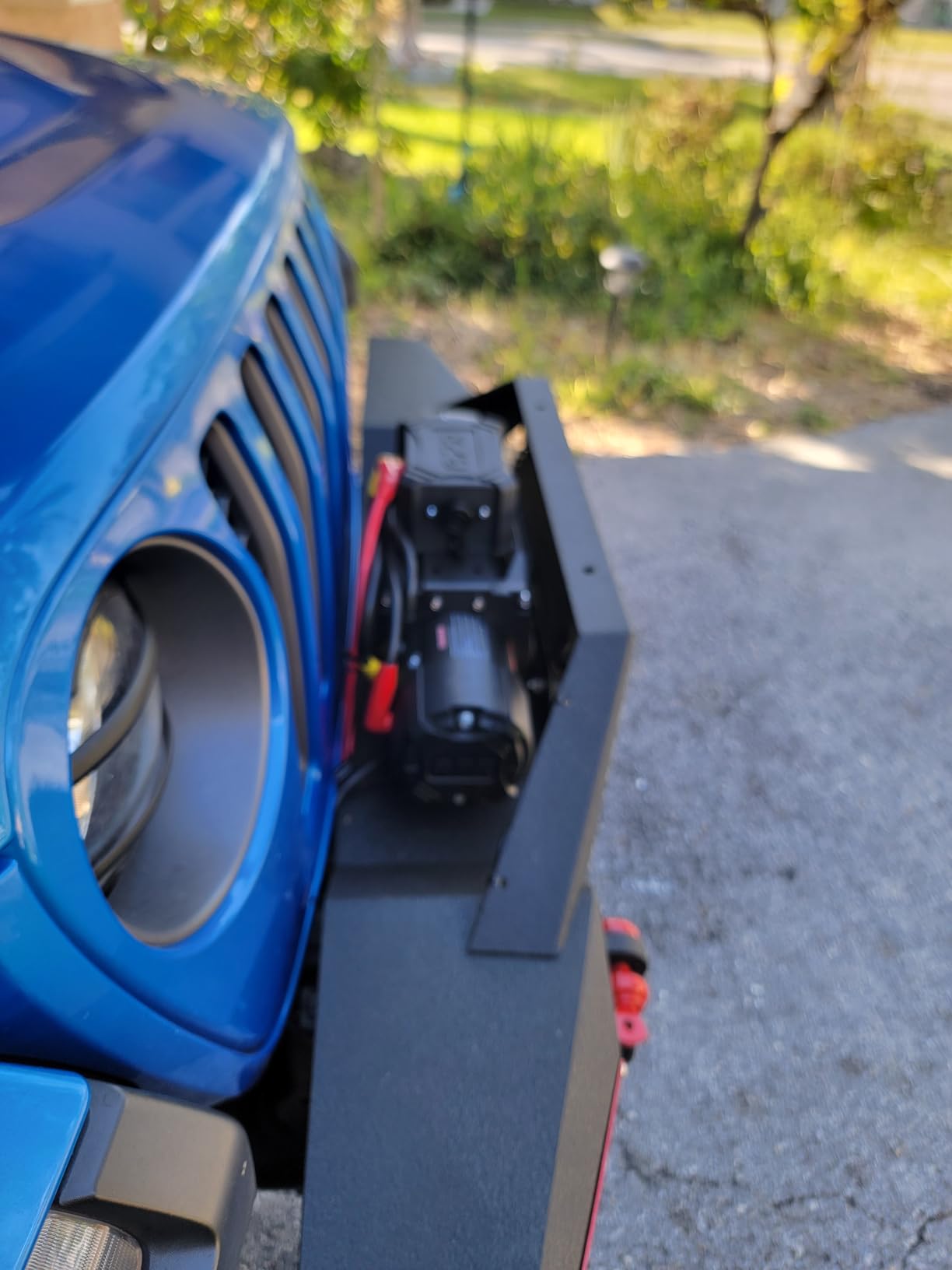 OPENROAD 13500 lb Recovery Winch with Synthetic Rope and 2 Wireless Remotes - IP68 Waterproof 12V Electric Winch for Jeep, SUV, Truck & Trailer - Panther Series 3S customer photo 2