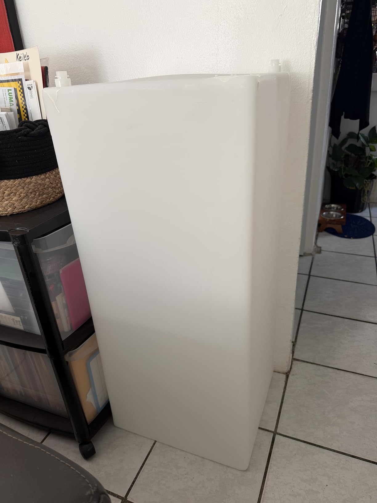 50 Gallon RV Fresh Water Tank, Potable Water Storage Tank for Drinking, Cooking, Cleaning, Showering, for Campers, Trailers, Motorhomes, RVs, Cube Shape, 38