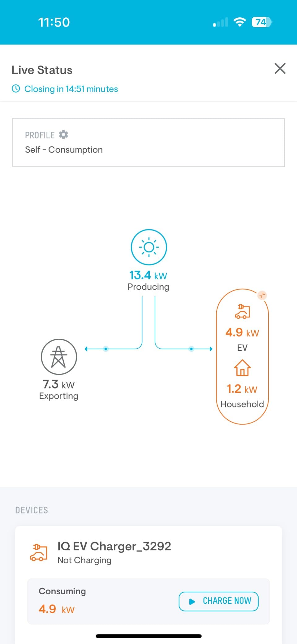 64 Amp Smart EV Charger - Enphase IQ 80, Hardwired, 15.4kW Power, 240V, Wi-Fi Connected, Safety Certified, 25ft Cable & Ruggedized J1772 Connector customer photo 2