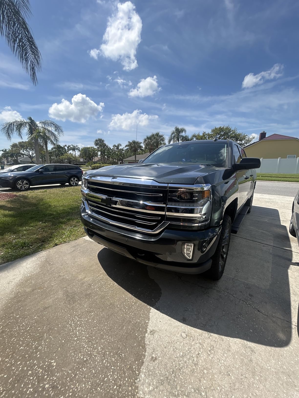 PENSUN Front Grille Compatible with 2016-2019 Chevy Chevrolet Silverado 1500 Chrome Bumper Upper Grill Assembly Replacement for 84134045 84602489 customer photo 2