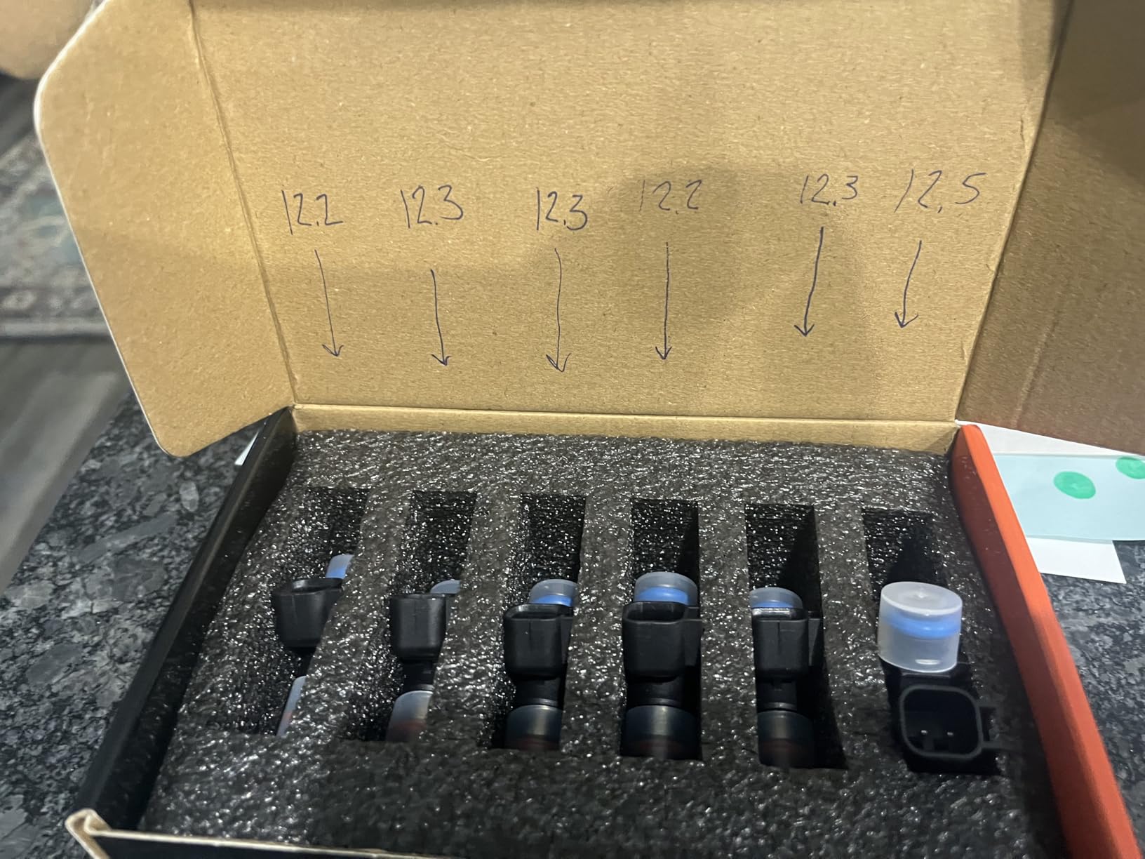 A-Premium 4 Holes Fuel Injectors 0280158233 Compatible with Jeep Grand Cherokee, Wrangler & Dodge Challenger, Charger, Durango, Grand Caravan, Journey & Chrysler Town & Country & Volkswagen, 3.6L customer photo 2