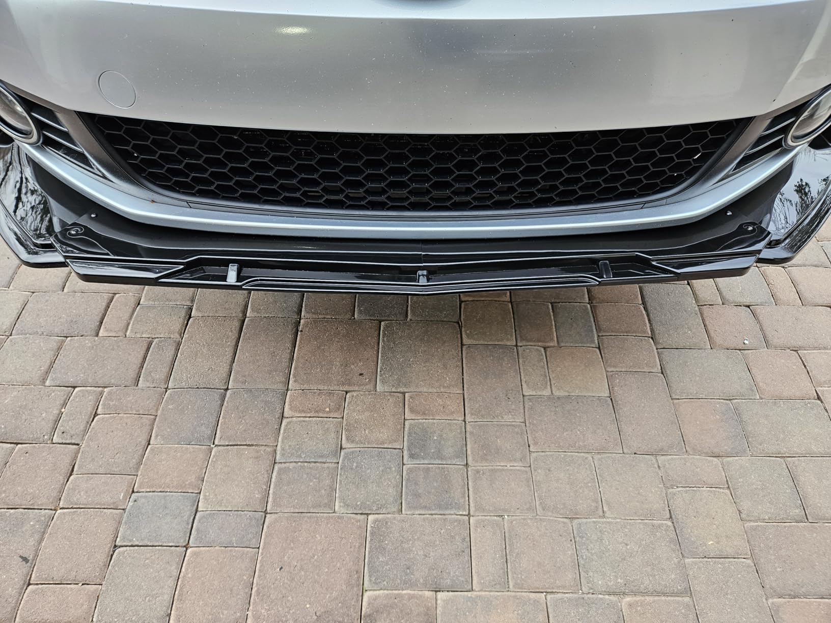 Universal Car 4 PCS Front Bumper Lip + 2PCS 8