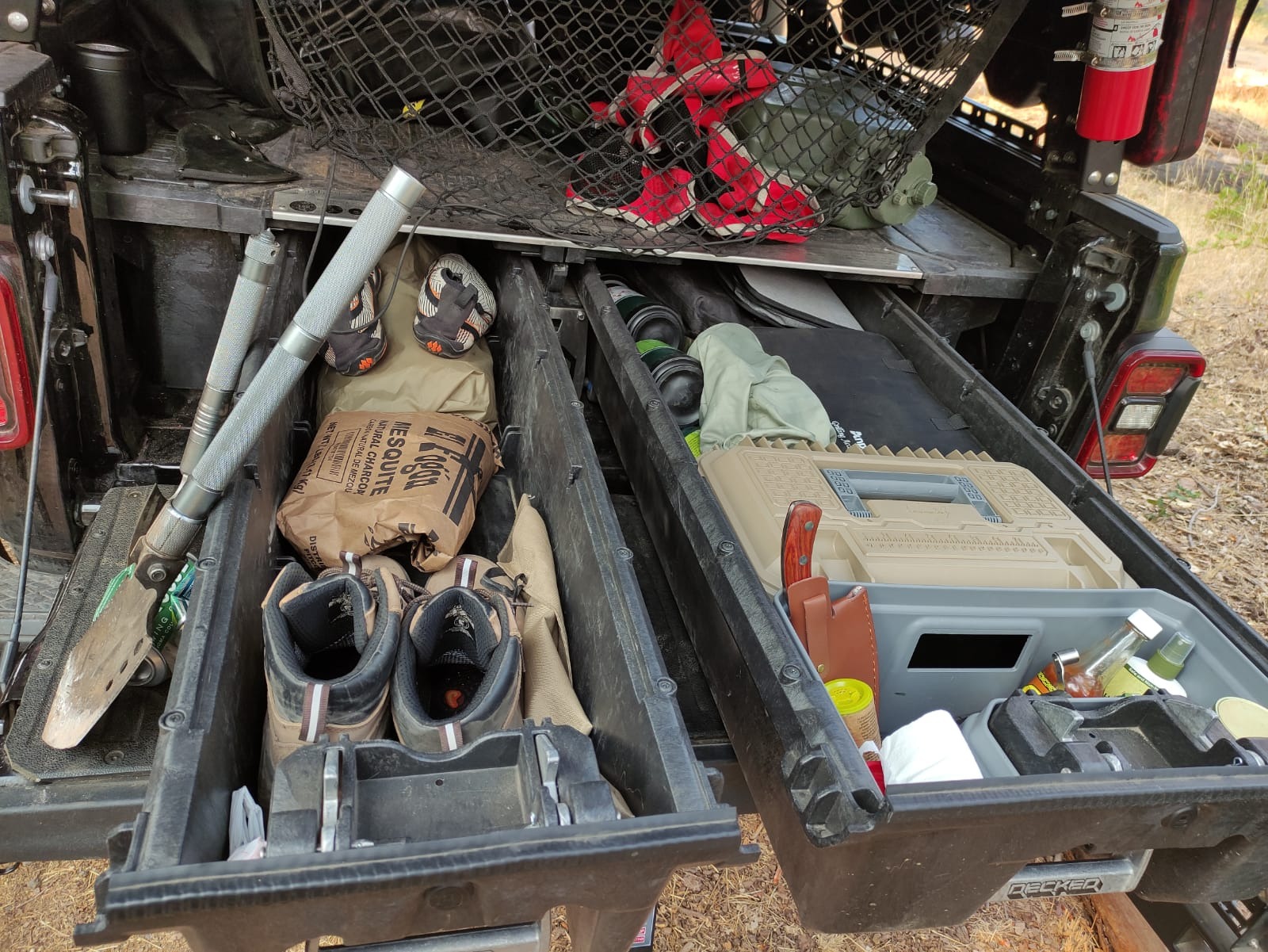 DECKED Truck Bed Storage System Includes System Accessories | Compatible with Jeep Gladiator (2020-current) 5' customer photo 1