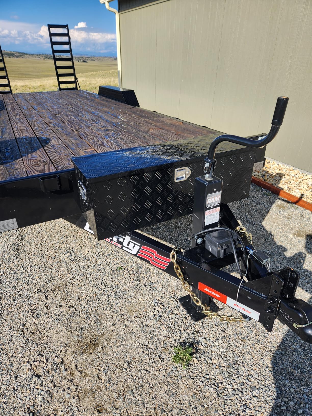 70 Inch Truck Tool Box Gull Wing Crossover Aluminum Black Pickup Truck Bed Storage, Waterproof Side Truck Box with Lock and Key customer photo 1