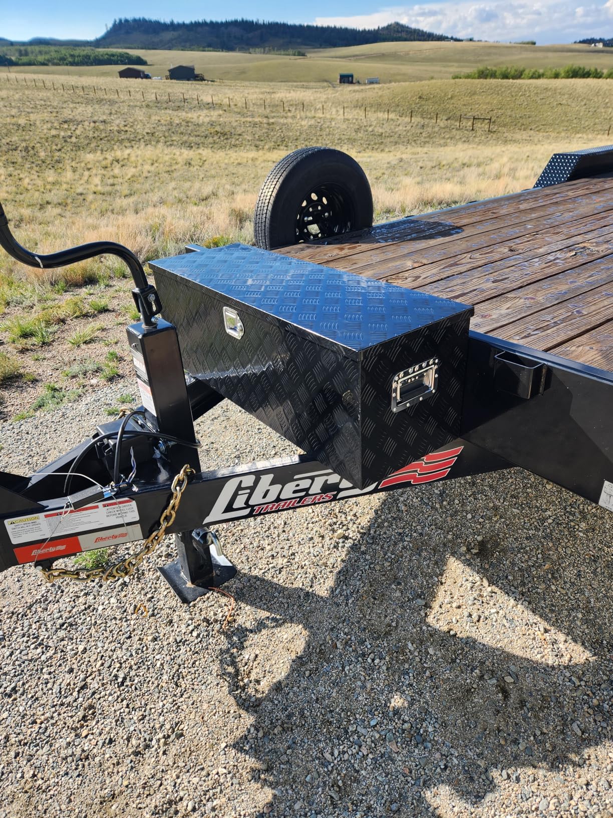 70 Inch Truck Tool Box Gull Wing Crossover Aluminum Black Pickup Truck Bed Storage, Waterproof Side Truck Box with Lock and Key customer photo 2