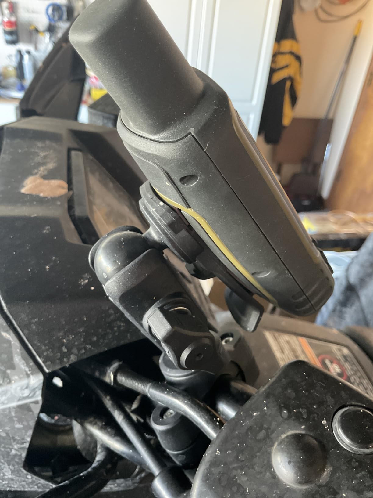 TUSITA Motorcycle GPS Mount - Holder Compatible with Garmin Handheld GPS - Double Socket Arm Handlebar Base customer photo 1