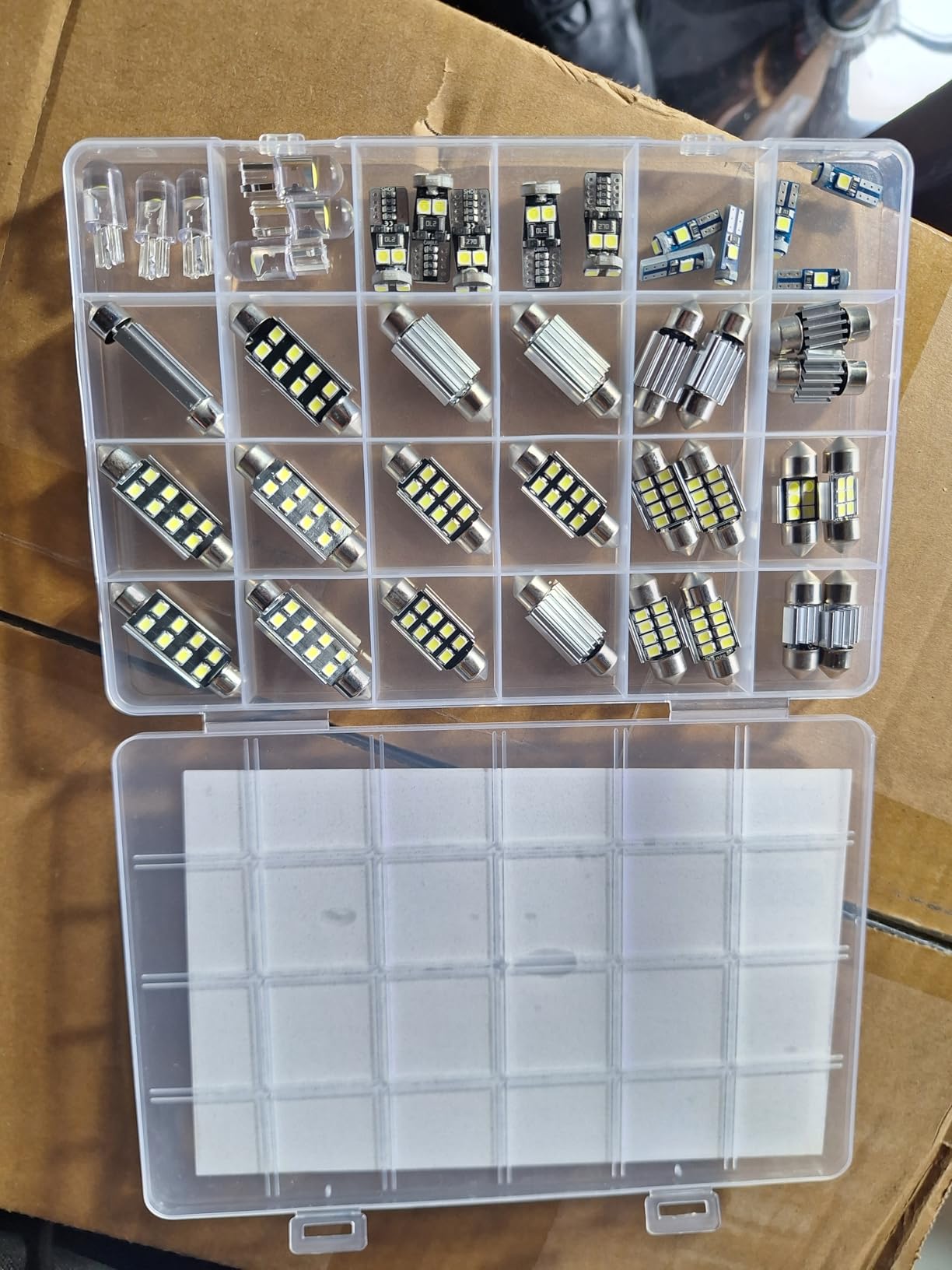 42 PCS Upgraded LED Interior Car Lights Kit, Super Bright Dome Map and Door Light Bulbs, Fits 194 De3175 578 6418 T5 LED Blubs, Universal for Cars and Trucks customer photo 2