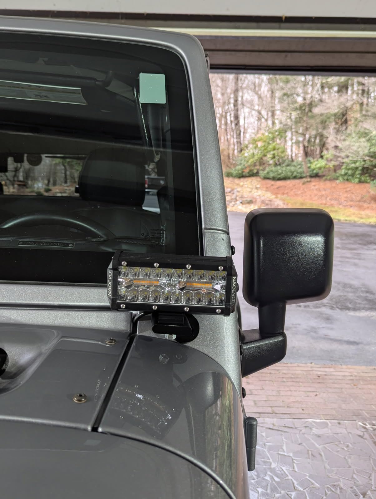 NAOEVO 7 Inch LED Light Bar, 240W 24,000LM Offroad Fog/Driving Lights LED Pods with 2 Leads Wiring Harness Kit, Spot Flood Combo Beam, Work for Truck Boat UTV ATV customer photo 1