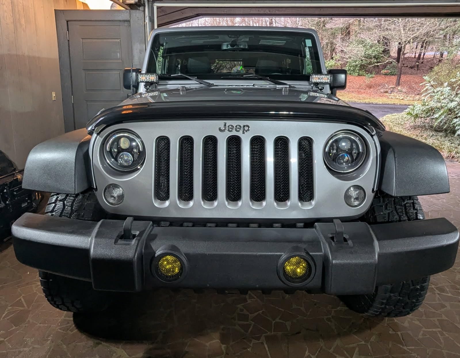 NAOEVO 7 Inch LED Light Bar, 240W 24,000LM Offroad Fog/Driving Lights LED Pods with 2 Leads Wiring Harness Kit, Spot Flood Combo Beam, Work for Truck Boat UTV ATV customer photo 2