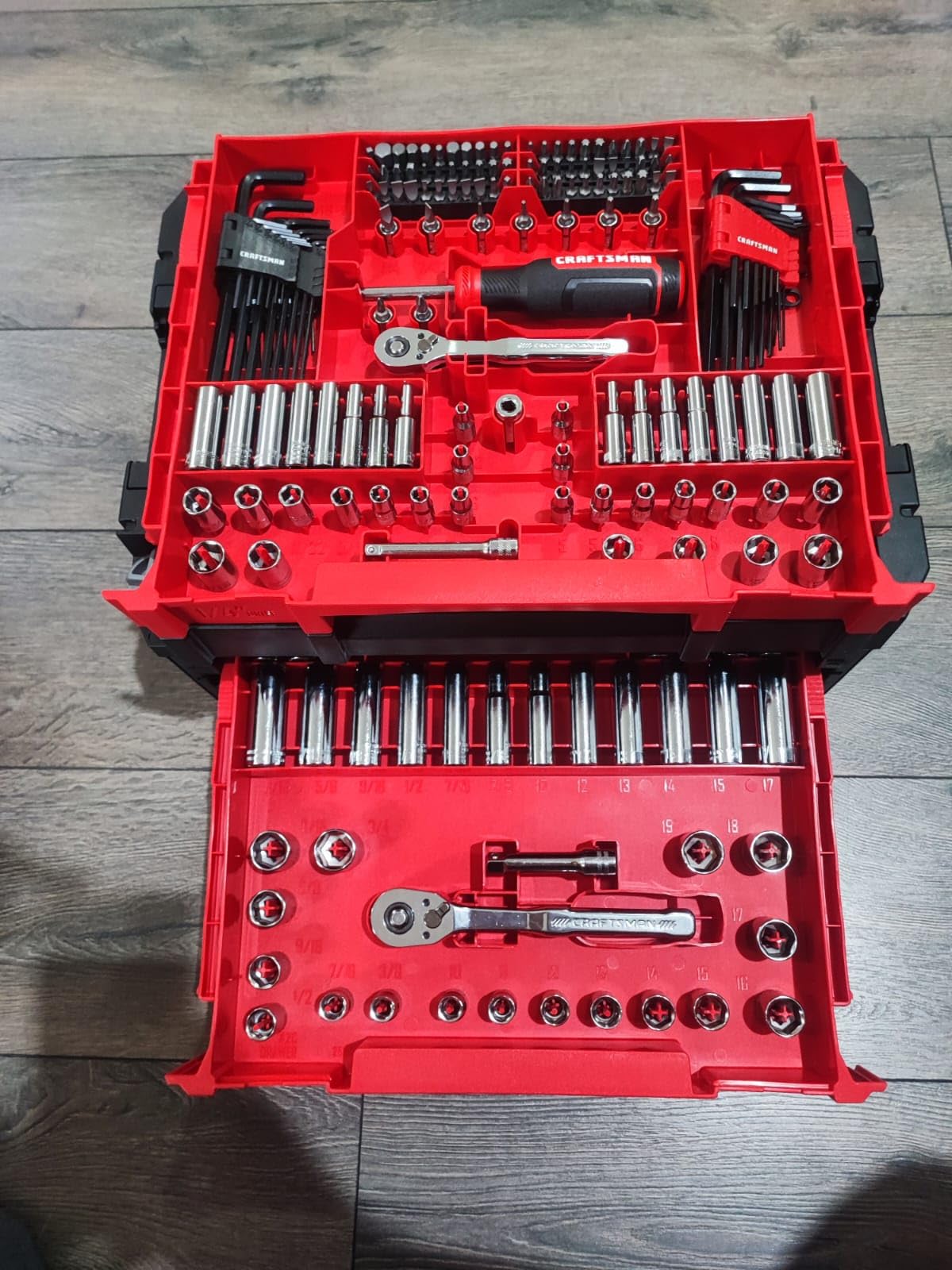 Craftsman 262-Piece Mechanic Tool Set with 3-Drawer VERSASTACK Box, SAE and Metric Socket Set, Car and Motorcycle Tool Kit customer photo 1