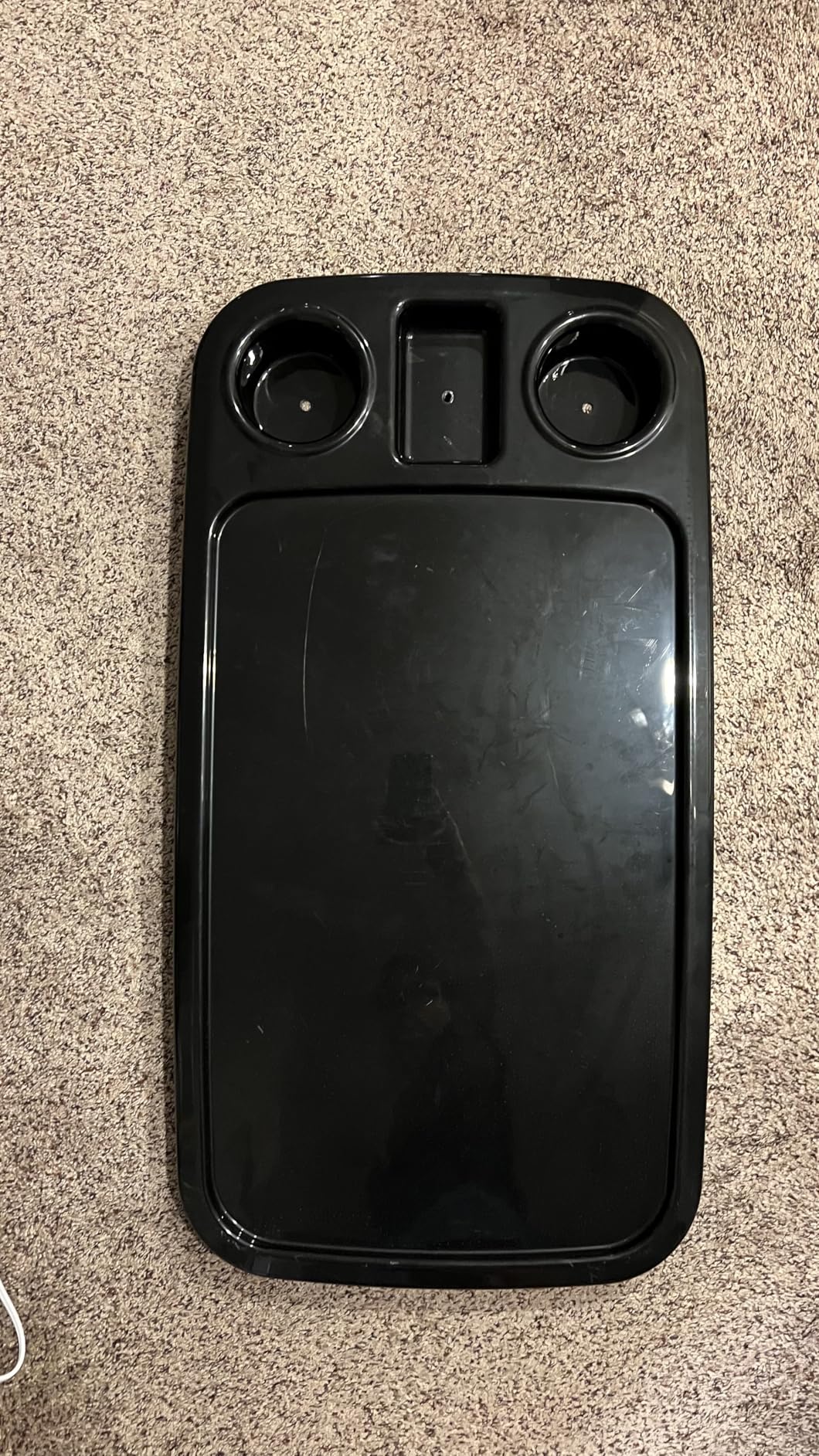 Removable Boat Table, 34X18 inch Rectangular Pontoon Boat Table Marine RV Table Top with Built-in Cup Holders customer photo 1