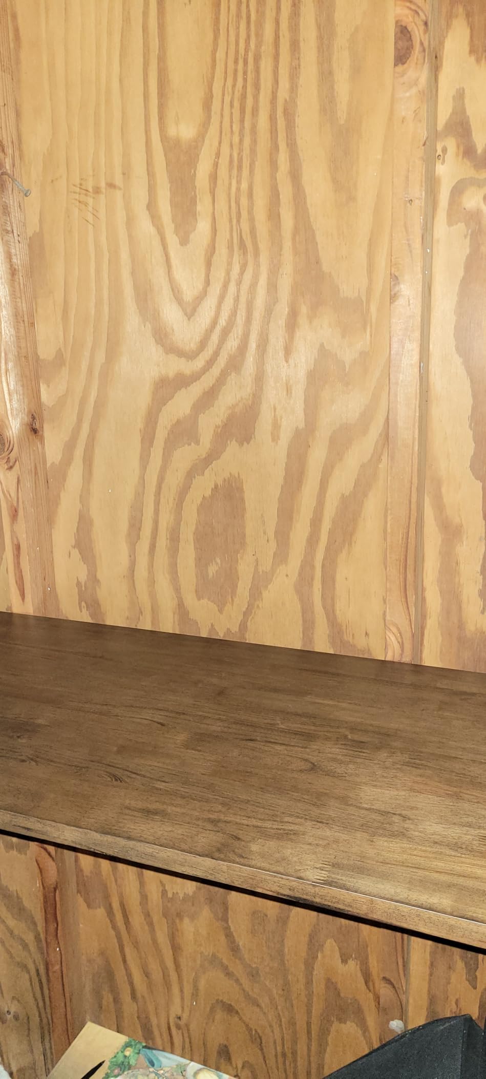 StoreYourBoard Wakefield Fold Away Wall Mounted Work Bench, Butcher Block Hardwood Table, 40 in. x 18 in. Folding Work Area, Supports up to 200 lbs customer photo 1