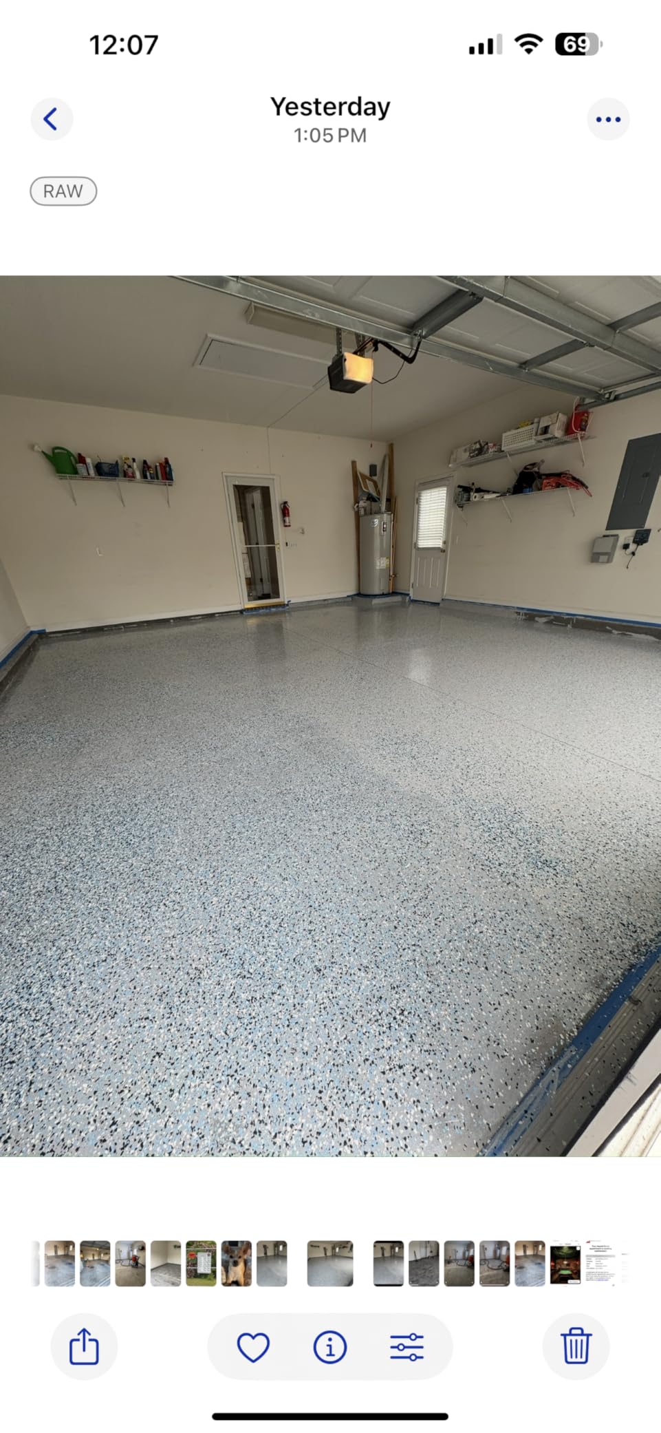 ArmorPoxy Polyaspartic Garage Floor Kit, 25Pc Fast Cure Epoxy Alternative, UV & Chemical Resistant, Low VOC, 2 Layer 1-Day Concrete Coating for DIY Garage, Driveway, Patio | 500 Sq Ft | Designer Gray customer photo 1