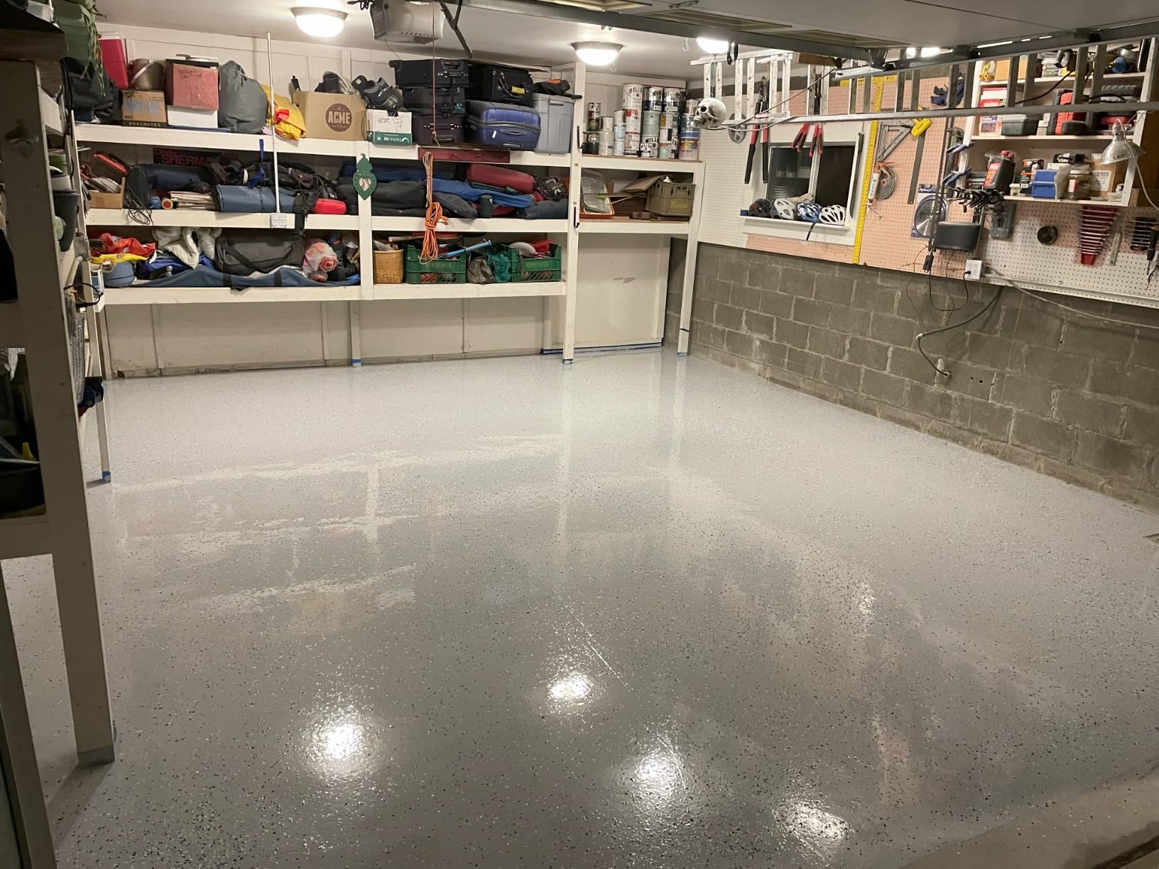 ArmorPoxy Polyaspartic Garage Floor Kit, 25Pc Fast Cure Epoxy Alternative, UV & Chemical Resistant, Low VOC, 2 Layer 1-Day Concrete Coating for DIY Garage, Driveway, Patio | 500 Sq Ft | Designer Gray customer photo 2