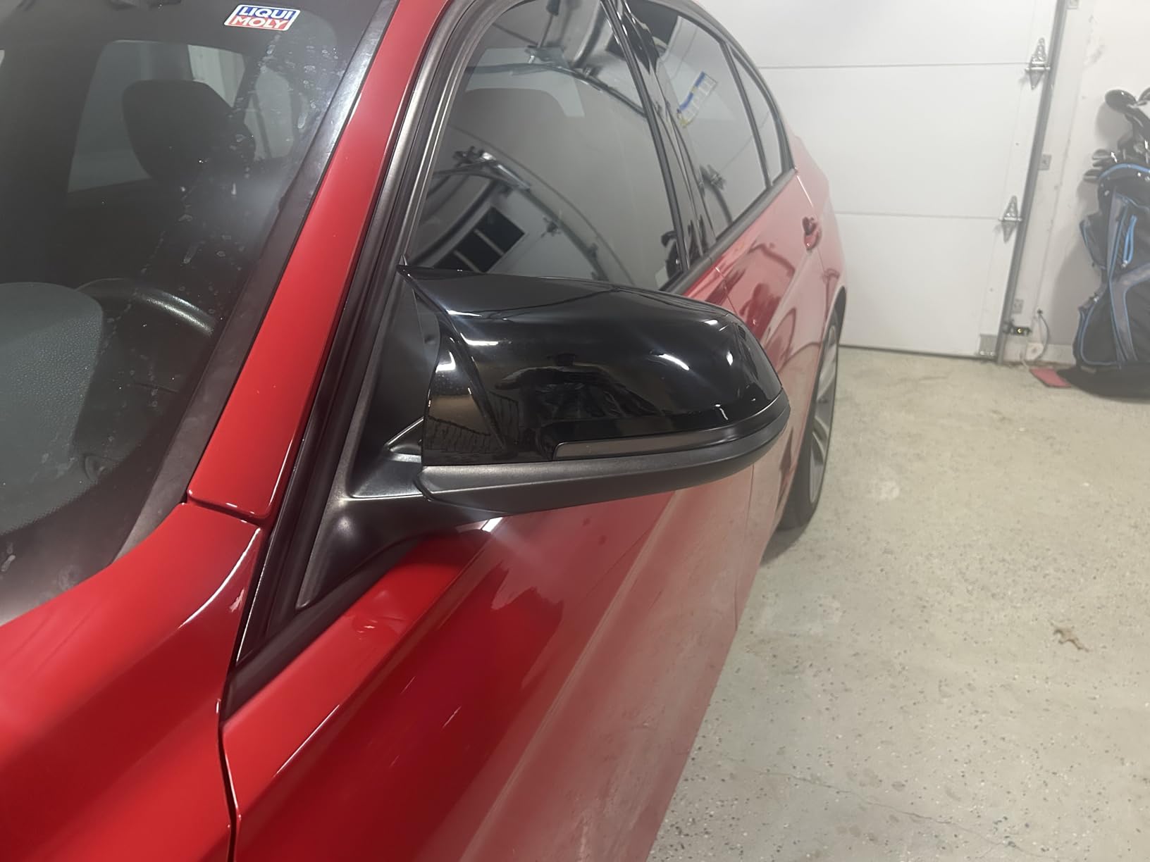 Side Mirror Cover Compatible with 3-Series F30 F31 F34 / 4-Series F32 F33 F36 / 2-Series F22 F23 / 1 Series F20 X1 E84 M2 F87 (Carbon Fiber Pattern) customer photo 1