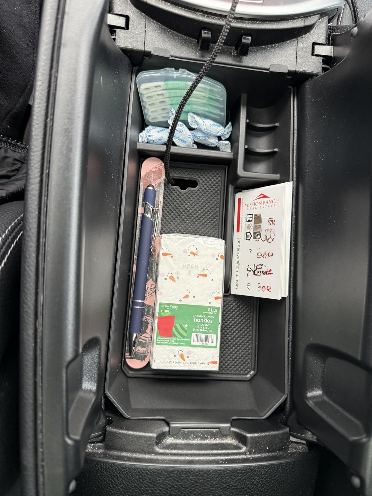 Center Console Organizer Tray Armrest Secondary Storage Box Compatible with Mercedes Benz C Class W205 2015-2021(Sedan & Coupe Only), GLC W253 2016-2022 customer photo 1