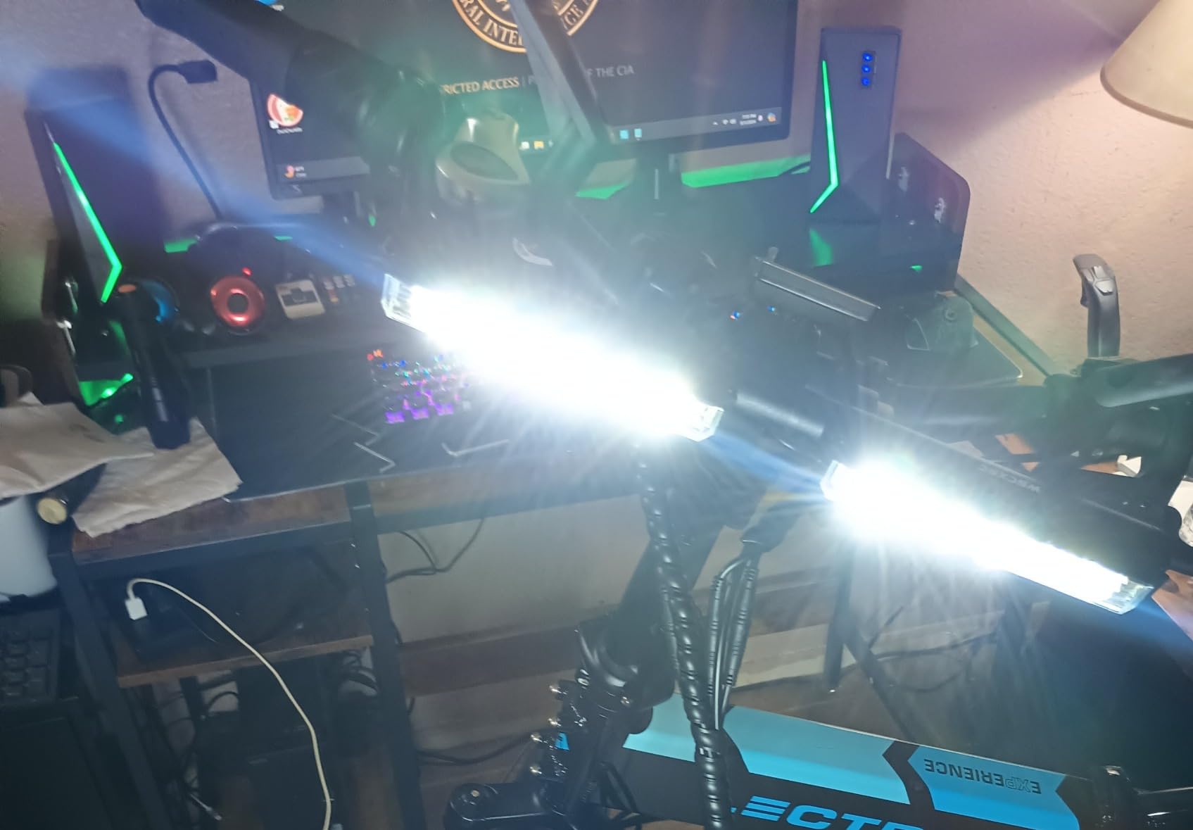 Best Bright Bike Light for Night Riding, USB-C Rechargeable Bicycle Light, Bicycle Headlight Set, Daytime Running Light, Waterproof Bike Headlight Taillight for Adult Kid Mountain MTB Off-Road Cycling customer photo 1