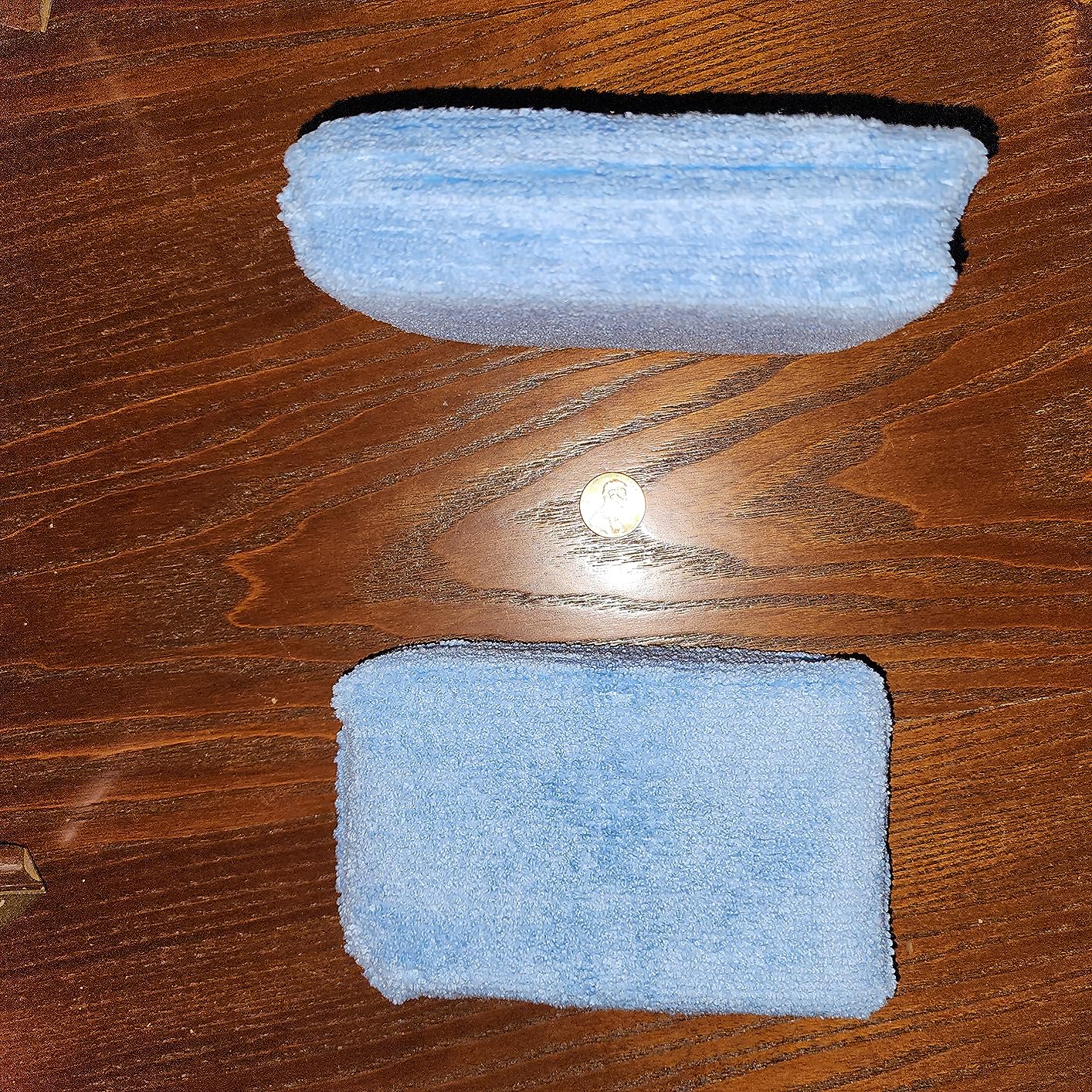 AIDEA Microfiber Applicator Pad-8Pack, Car Wash Sponge, Premium Microfiber Sponge and Cleaning Pads, Perfect for Effortless Wax, Sealant, and Conditioner Application, Car Detailing Supplies, Blue customer photo 2