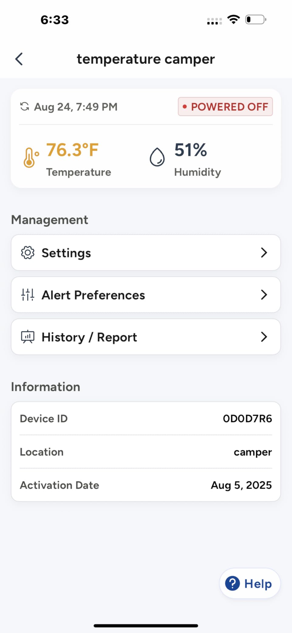 Necto Cellular Temperature Monitor - Remote Power Failure Alarm & Humidity Sensor with Unlimited Alerts. Temp Monitoring System for RV Pet Safety, Vacation Home, Server Room. No Fees or WiFi Required customer photo 1
