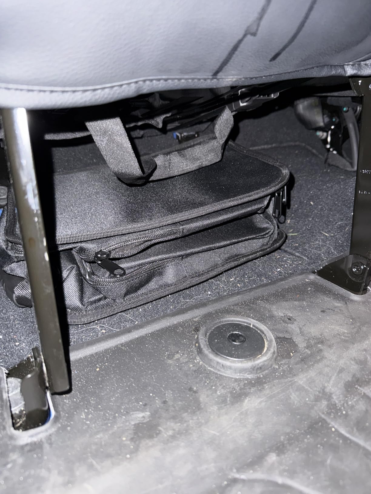 MIKKUPPA Under Seat Storage - Compatible with 2007-2024 Jeep Wrangler JK JL JLU Sports Rubicon Gladiator JT - Portable Rear Under Seat Storage Organizer Tool Kit customer photo 1