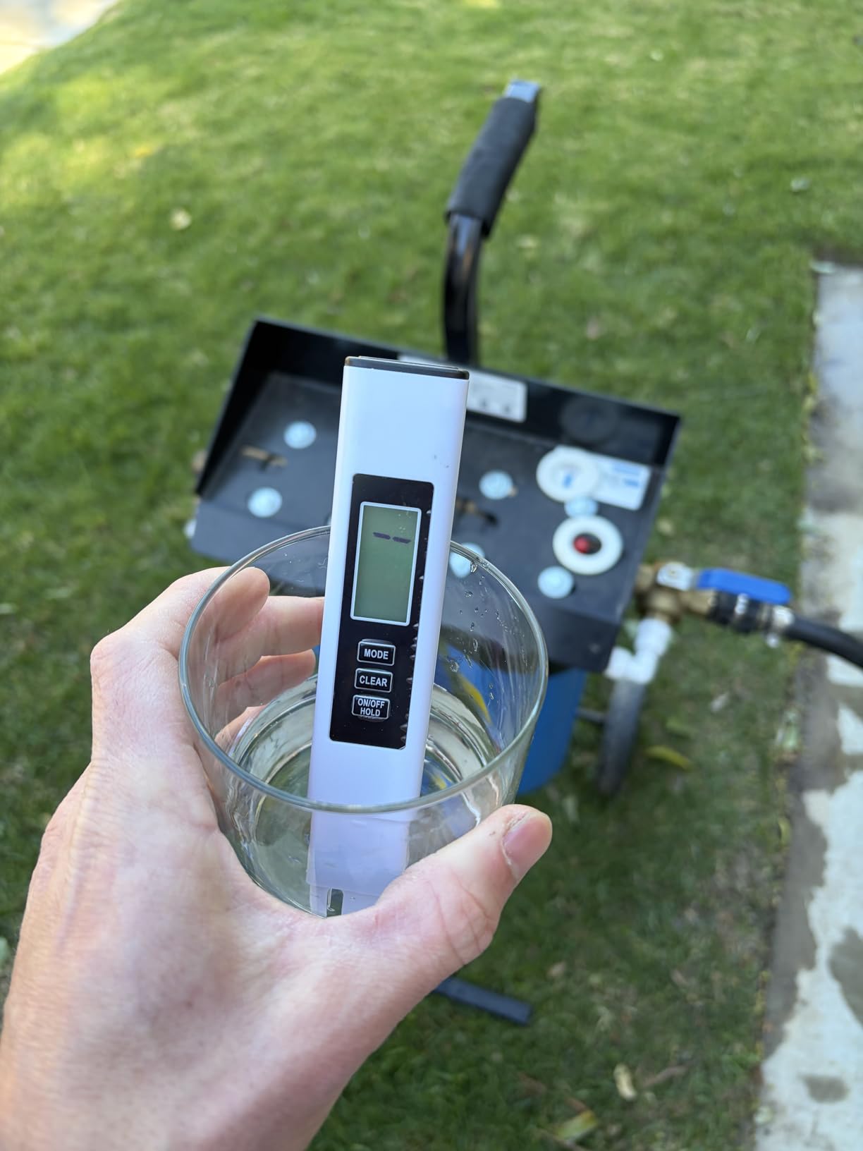 iSpring Spotless Water System for Car Wash, Deionized Water System with Bypass Valve & Rolling Cart, Spot Free Solutions for All Vehicles, Motorcycles, RV, Bikes, Boats, and Yachts, Model: WGB22BD-BP customer photo 2