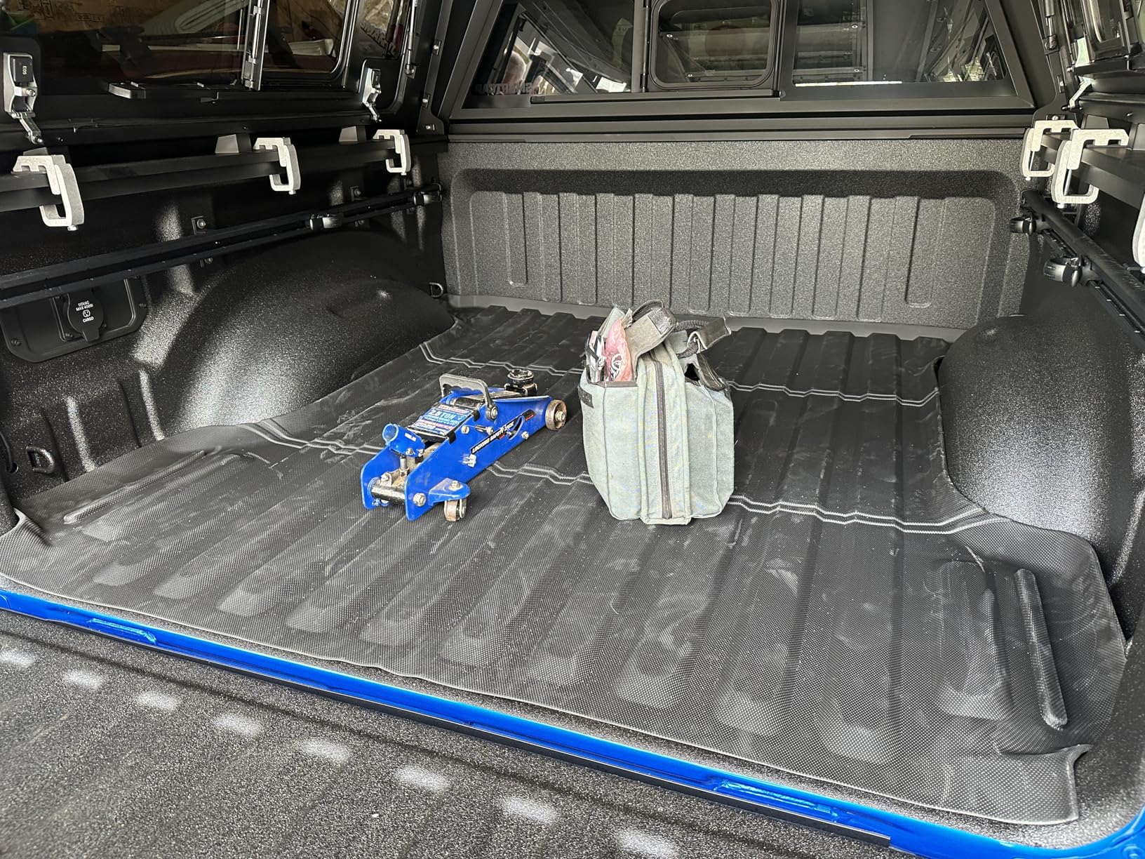 TripleAliners Truck Mat Compatible with 2022-2026 Rivian R1T Accessories, Truck Bed Mat Heavy Duty Custom Fit All Weather Protection TPE Pickup Liner customer photo 1