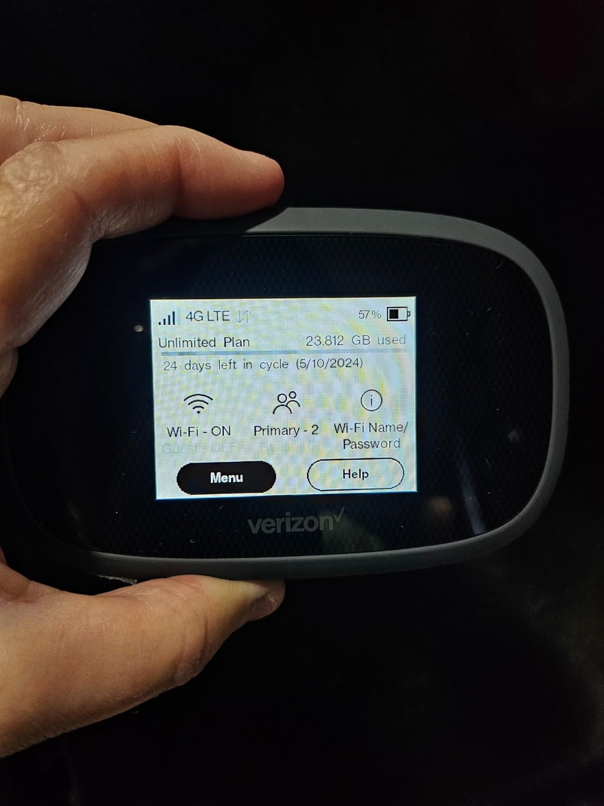 Verizon Wireless Jetpack Inseego MiFi 8800L | Free VPN Mobile Hotspot for Travel | 4G Mobile Portable WiFi | Unlocked Globally | Near 5G Speed up to 1200 Mbps customer photo 1