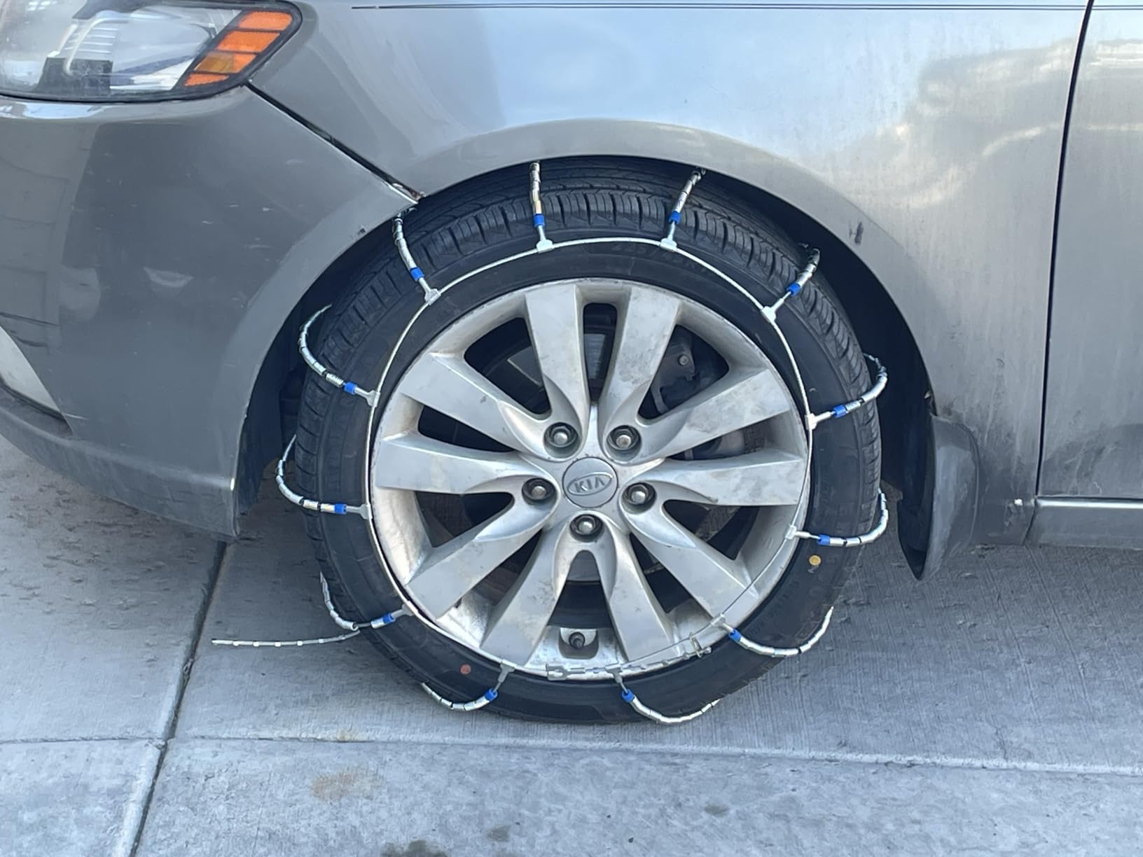 Tire Chain Cables For Snow & Ice, Fits Passenger Cars & Some SUVs, Constructed to Provide Maximum Traction & Grip - Set of 2 (X-Small) customer photo 1