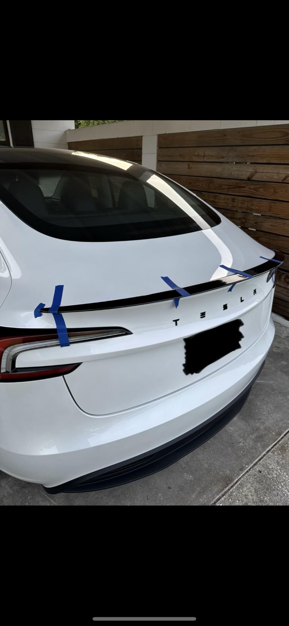 Spoiler for Tesla Model 3 2025 2024 Performance Spoiler Wing ABS Rear Trunk Lip Tail Lid for Model 3 Highland (Matte Carbon Fiber) customer photo 2