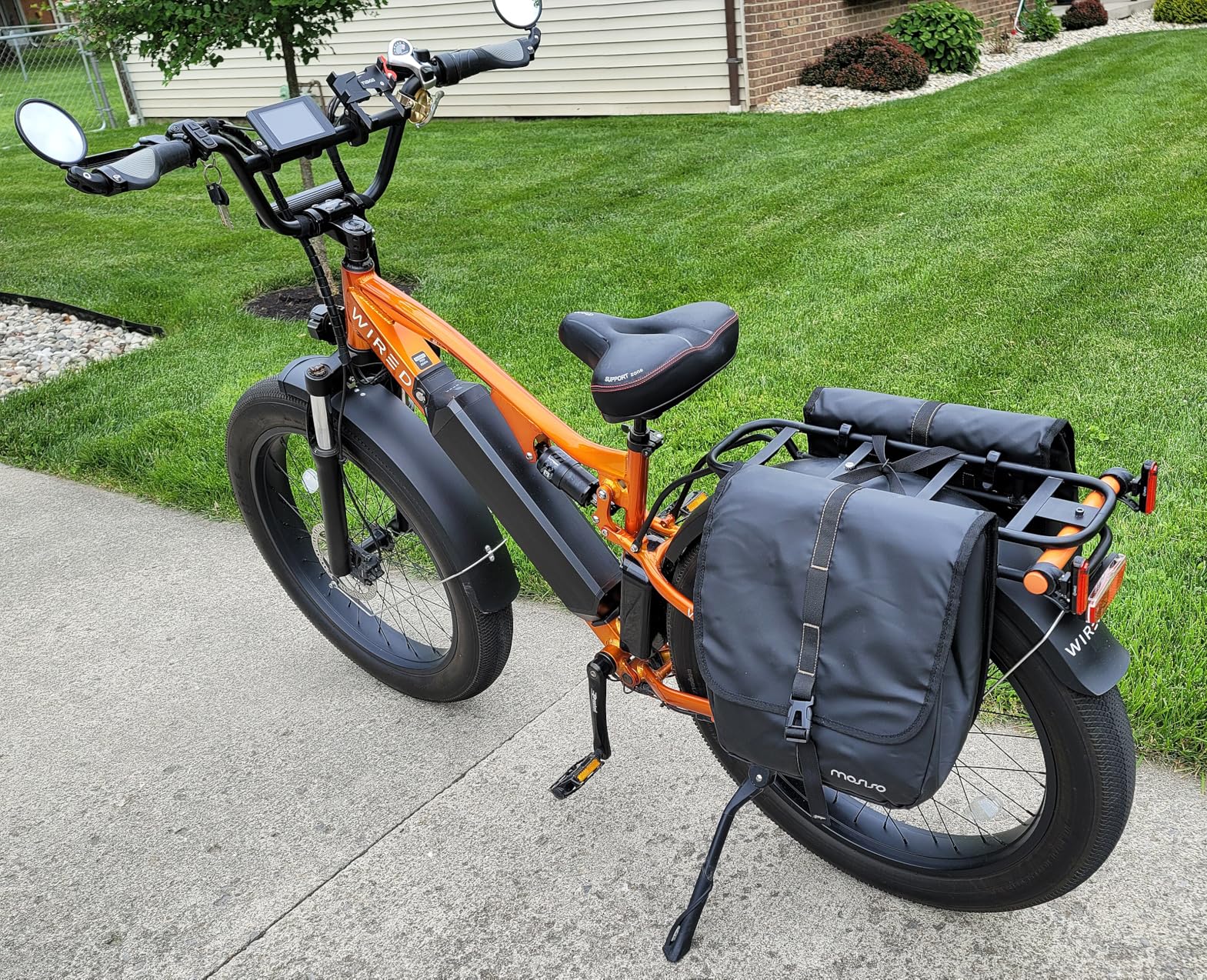 MOSISO 20L Bike Panniers, 2 Pack Waterproof Panniers Bike Bag customer photo 1