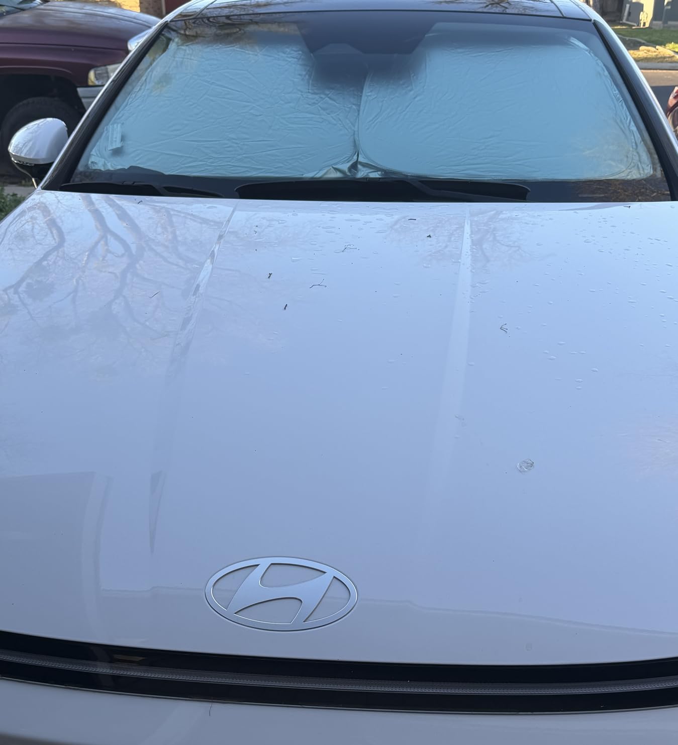 Sun Shade Sunshade for Subaru Outback Windshield Cover,4-Layer Front Window Shade Custom fit 2020-2024 2025 Outback SUV,Base,Premium,Limited,Touring Sun Visor 240T Retractable Shade Car Accessories customer photo 1