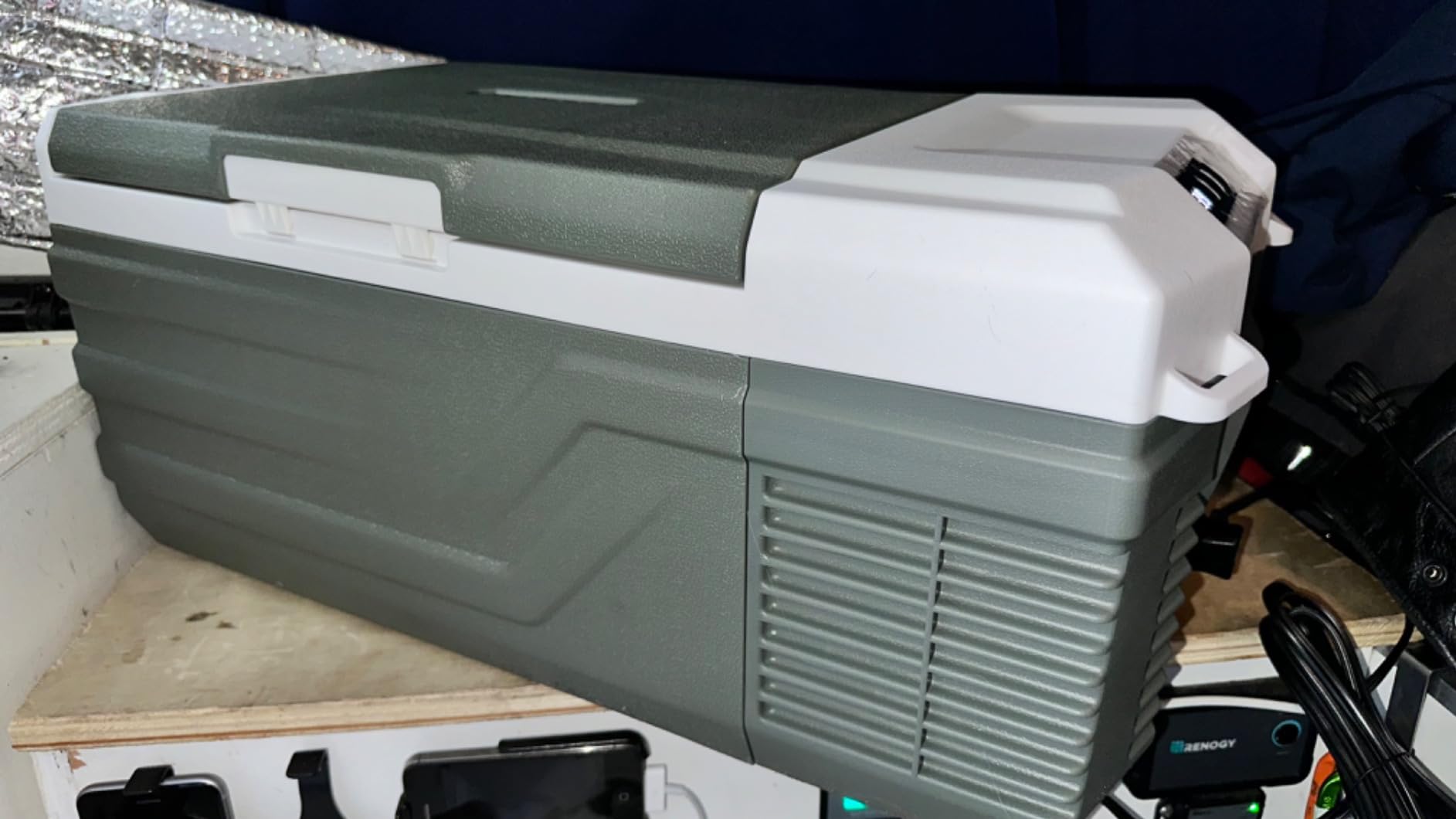 Alpicool 12 Volt Refrigerator 12V Car Fridge 16 Quart Portable Refrigerator for Car 12/24V DC 110~240 Volt AC for Truck RV Camper SUV Portable Freezer Electric Cooler for Camping (-4F-68F) customer photo 2