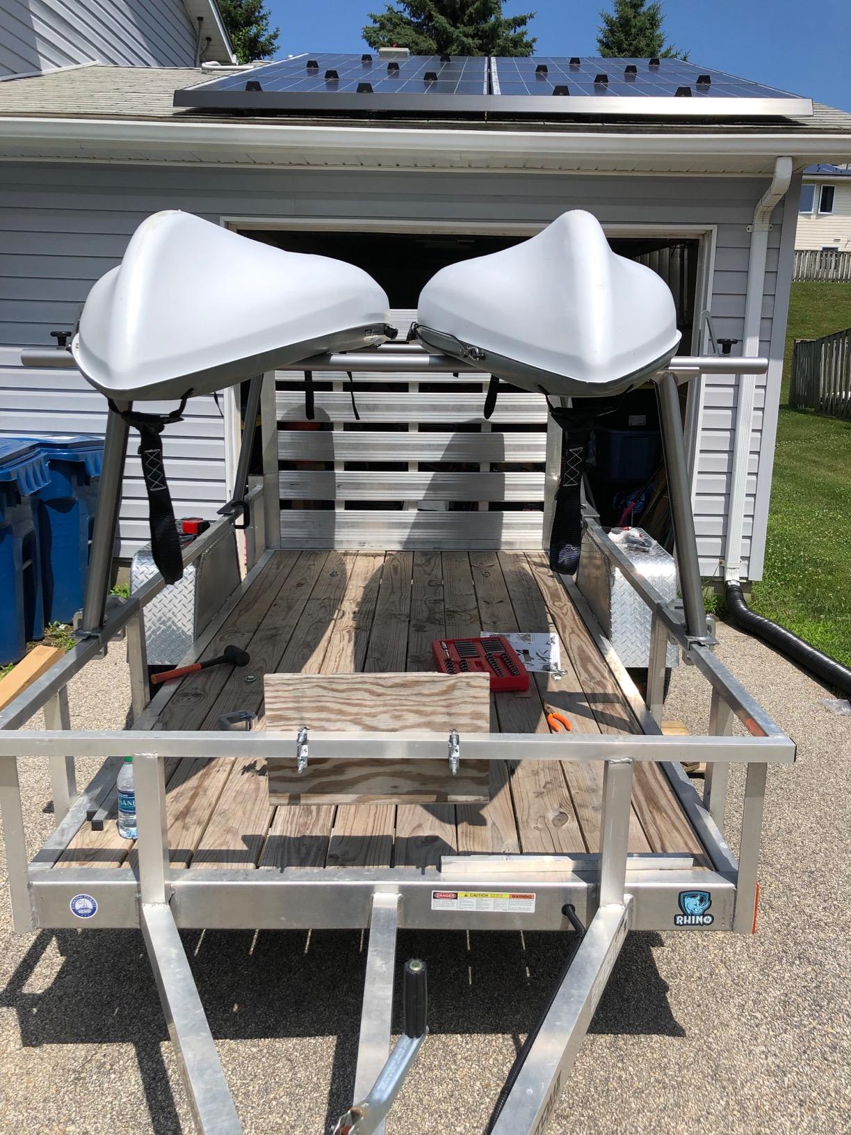 AA-Racks Model APX25-Lite Extendable Aluminum Truck Ladder Rack Adjustable Pick-Up Ladder Rack (No Drilling Required) - Black customer photo 2