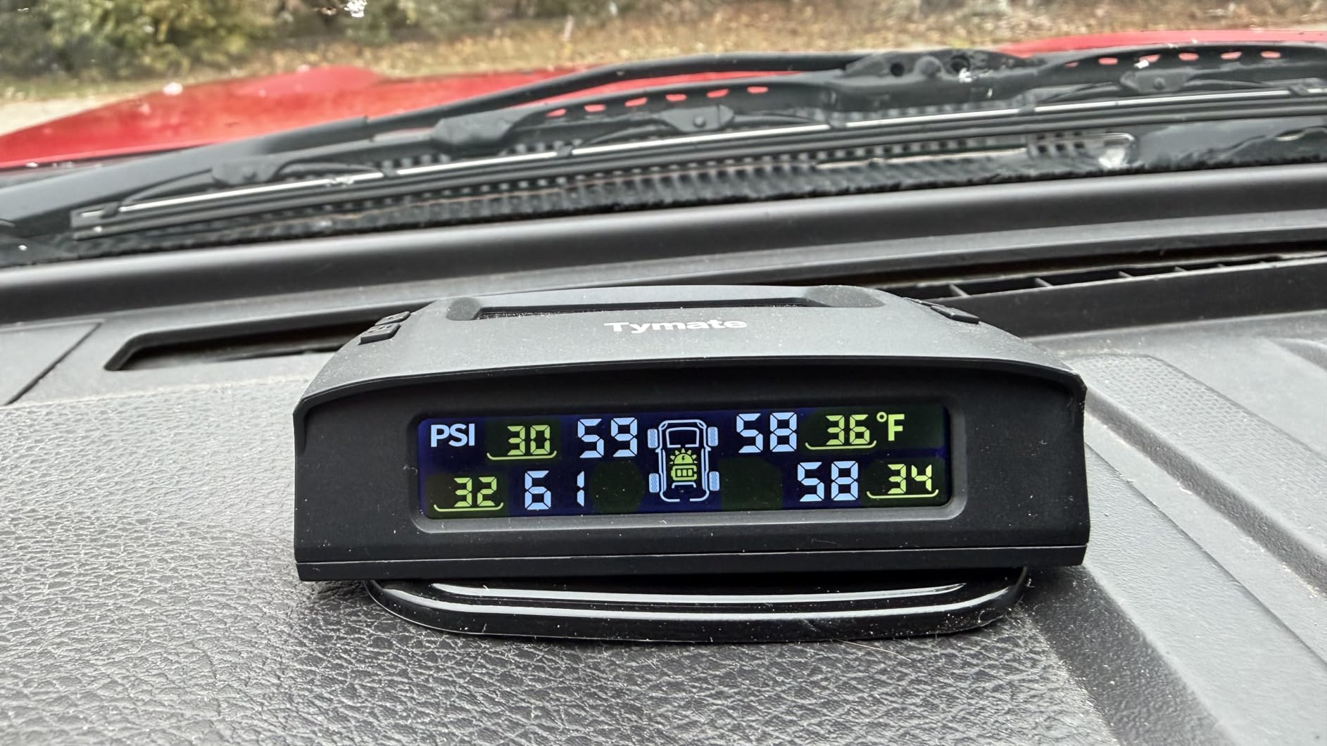 Tymate RV Tire Pressure Monitoring System, Solar Charge TPMS, 6 Sensors & 5 Alarm Modes, M7-3 2024 Updated Color Display, W/Repeater for Longer Distance Transmission, 0-87 PSI for RV Trailer Camper customer photo 2